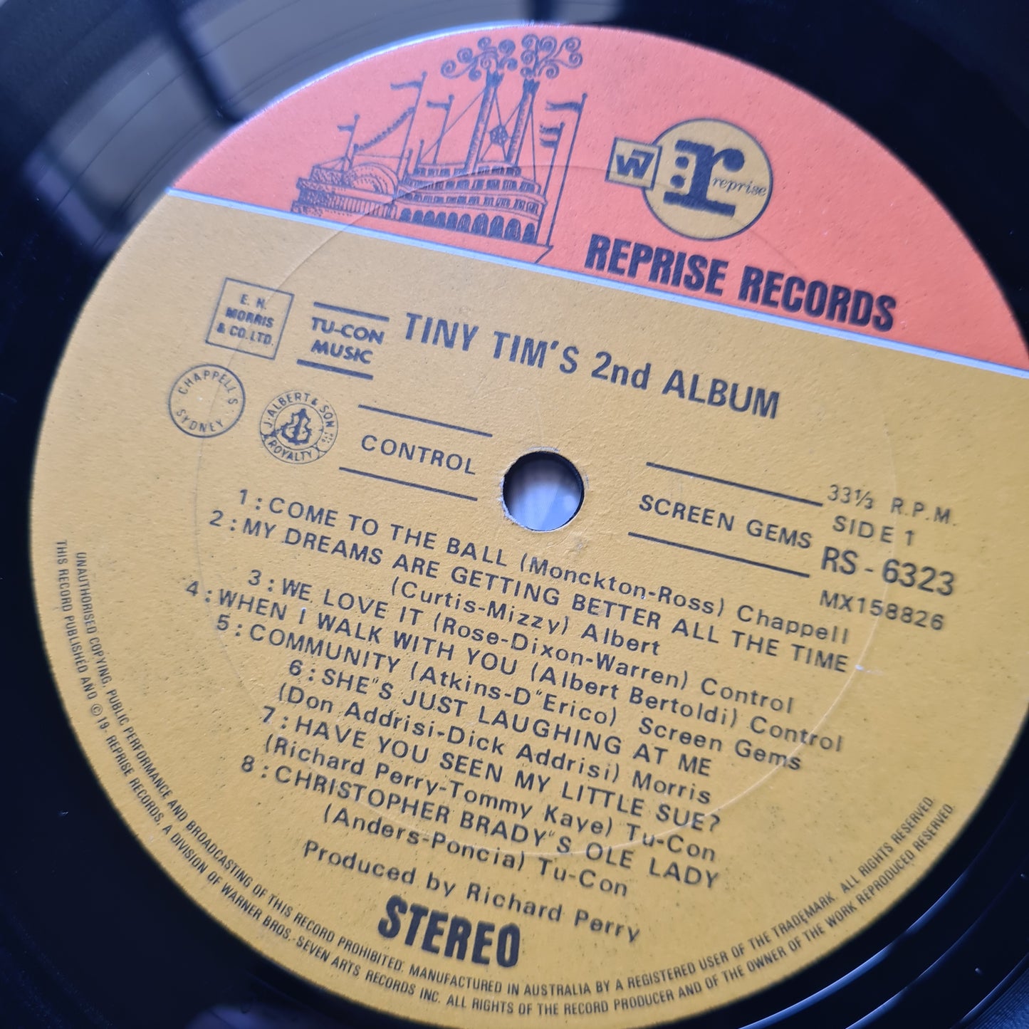 Tiny Tim – Tiny Tim's 2nd Album - 1969 - Vinyl Record LP - Sound Hound Records