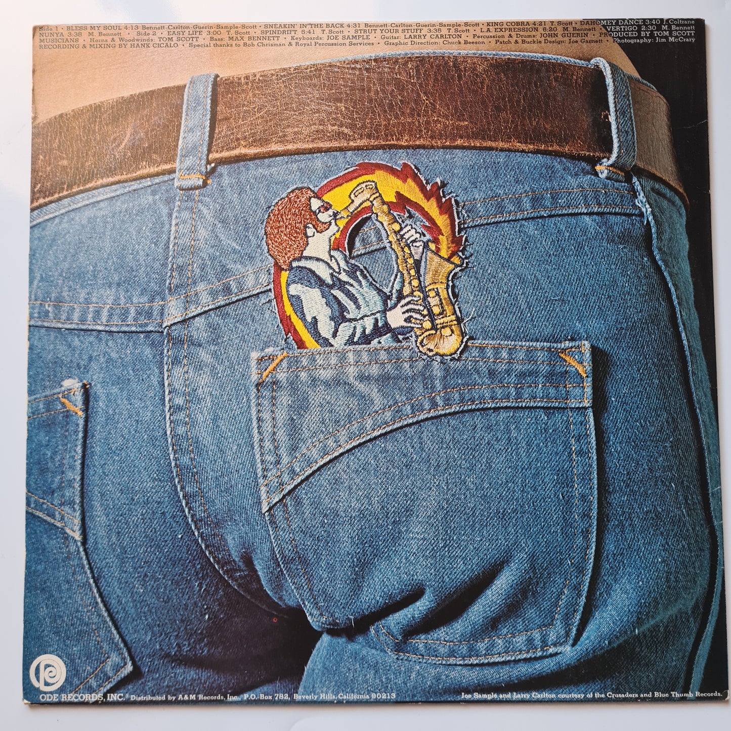 Tom Scott & The L.A. Express  – Tom Scott And The L.A. Express - 1974 - Vinyl Record LP - Sound Hound Records