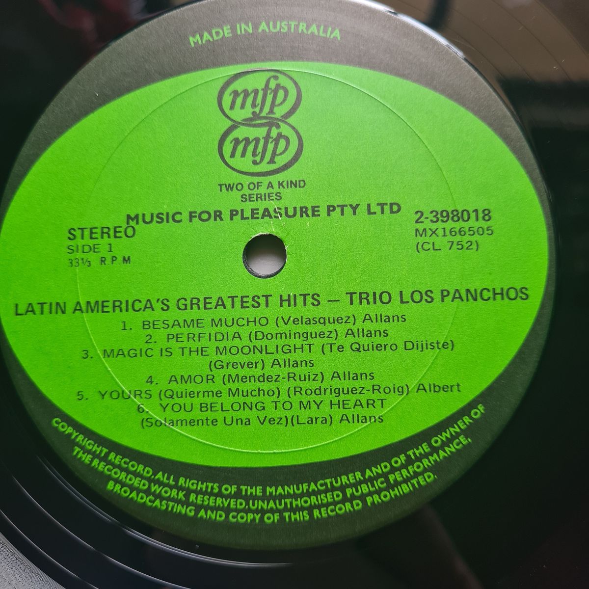 Trio Los Panchos – Latin America's Greatest Hits - Vinyl Record 2LP