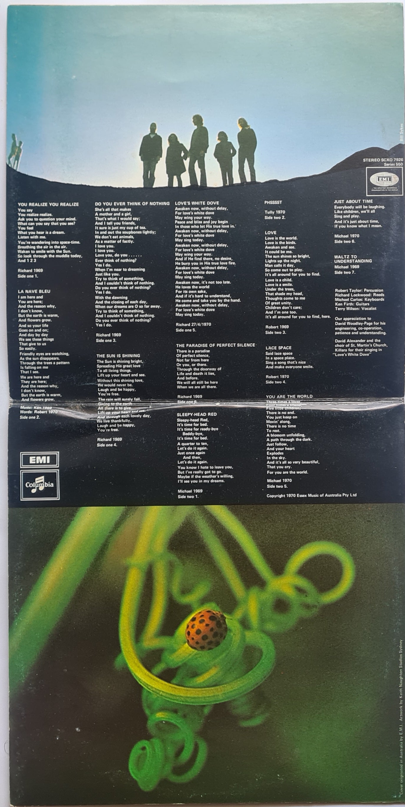 Tully – Tully - 1970 - Vinyl Record LP (Oz Rock Gem!) *RARE* - Sound Hound Records