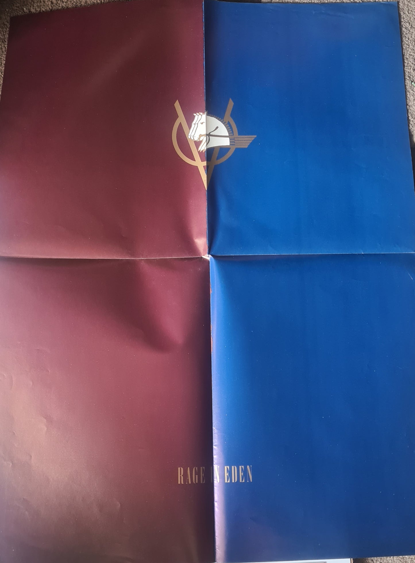 Ultravox – Rage In Eden - 1981 - Vinyl Record LP (with Poster) - Sound Hound Records