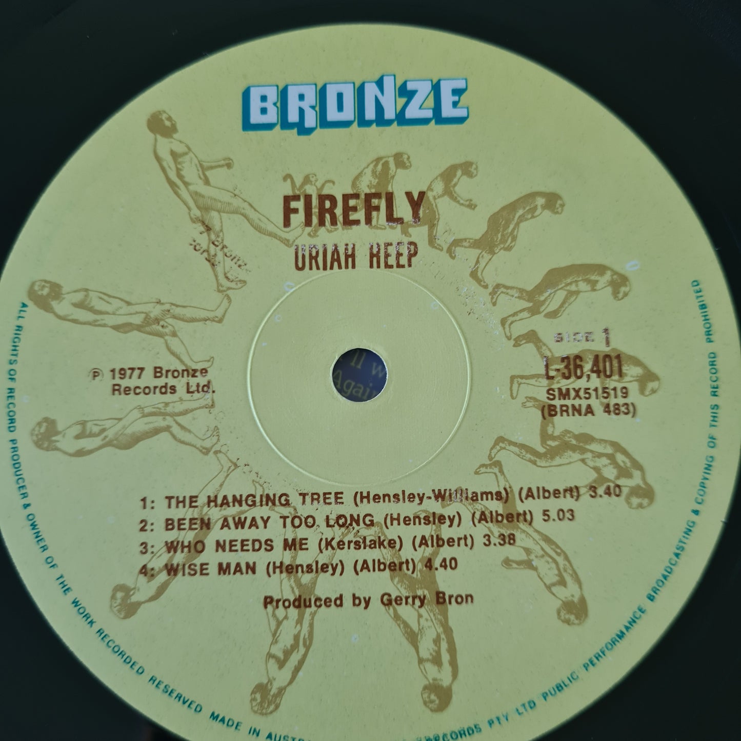 Uriah Heep – Firefly - 1977 - Vinyl Record LP (near mint) - Sound Hound Records