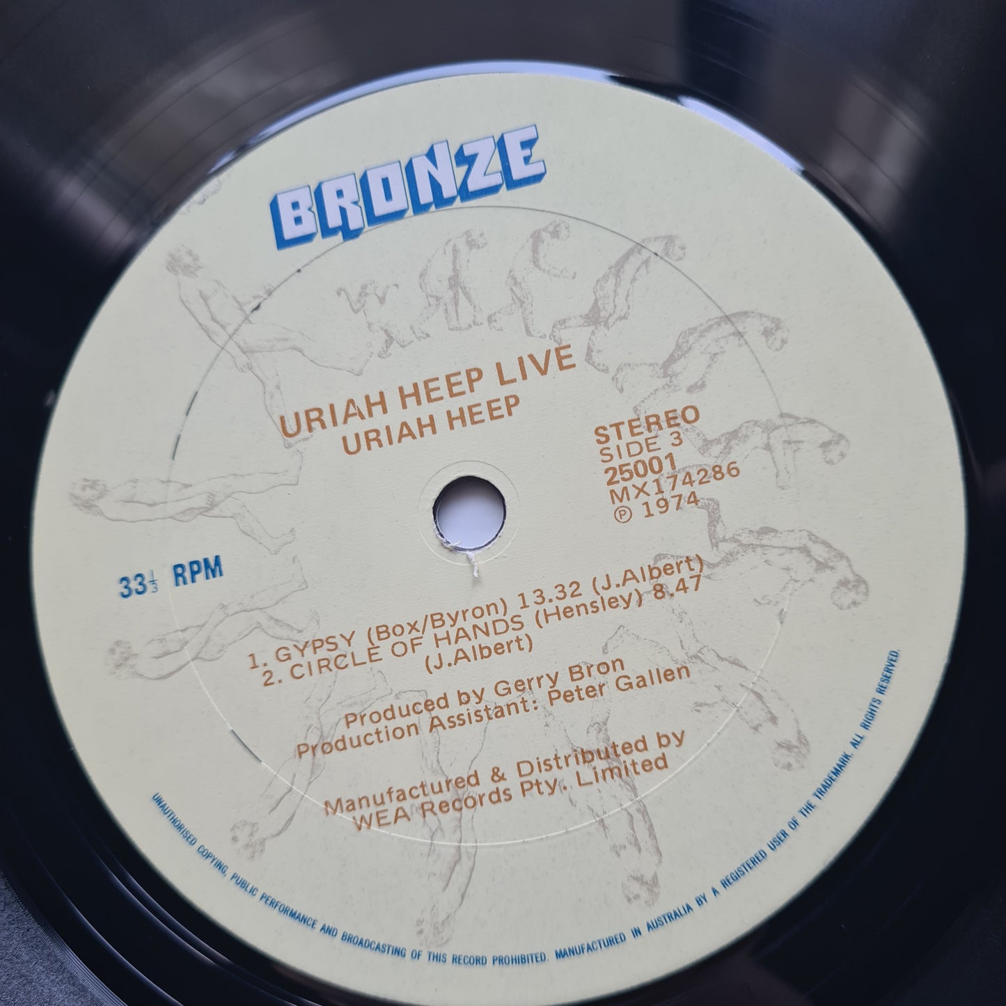 Uriah Heep – Uriah Heep Live January 1973 - 1973 - 2LP gatefold Vinyl Record - Sound Hound Records