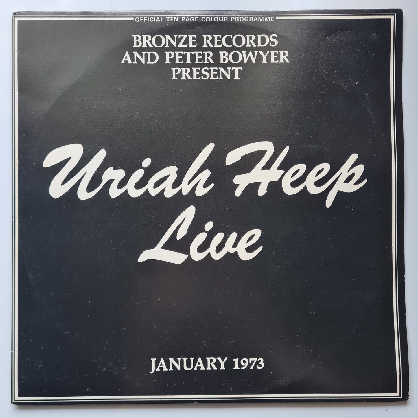 Uriah Heep – Uriah Heep Live January 1973 - 1973 - 2LP gatefold Vinyl Record - Sound Hound Records