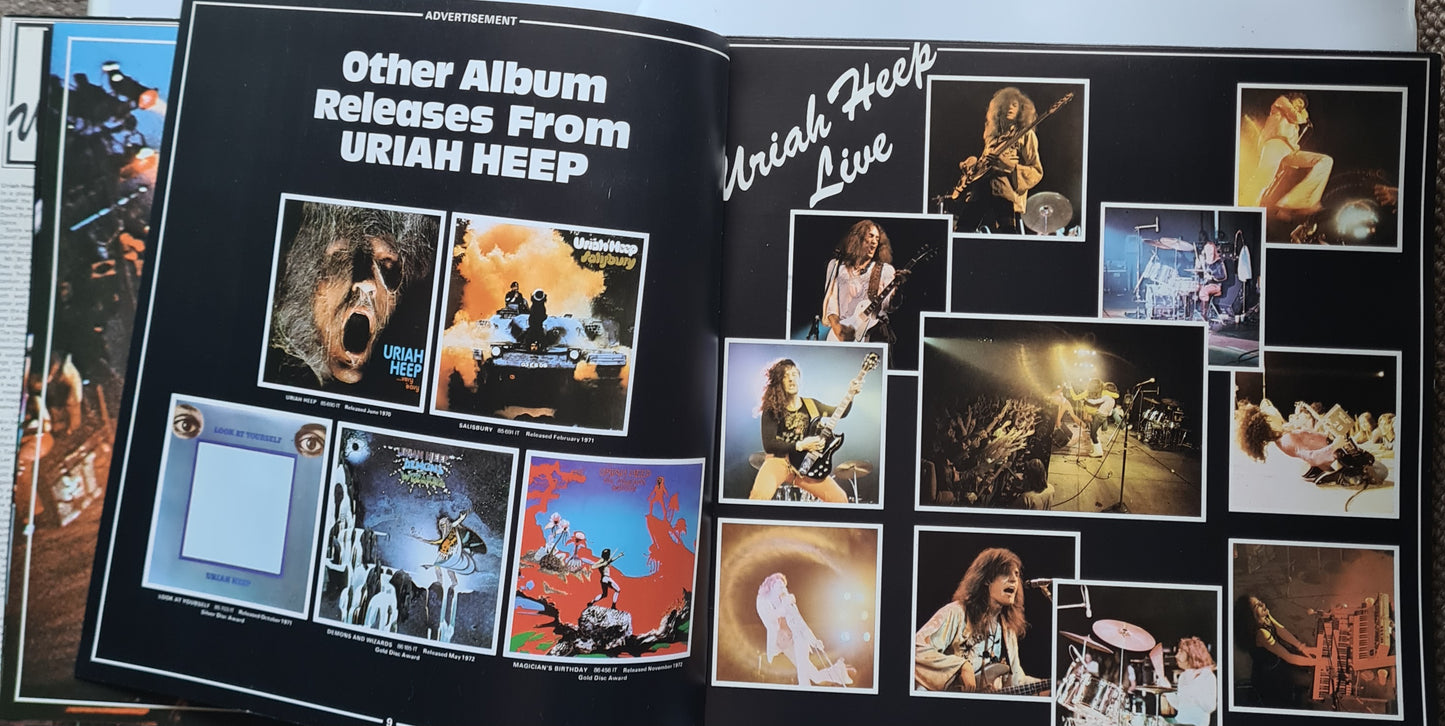 Uriah Heep – Uriah Heep Live January 1973 - 1973 - 2LP gatefold Vinyl Record - Sound Hound Records
