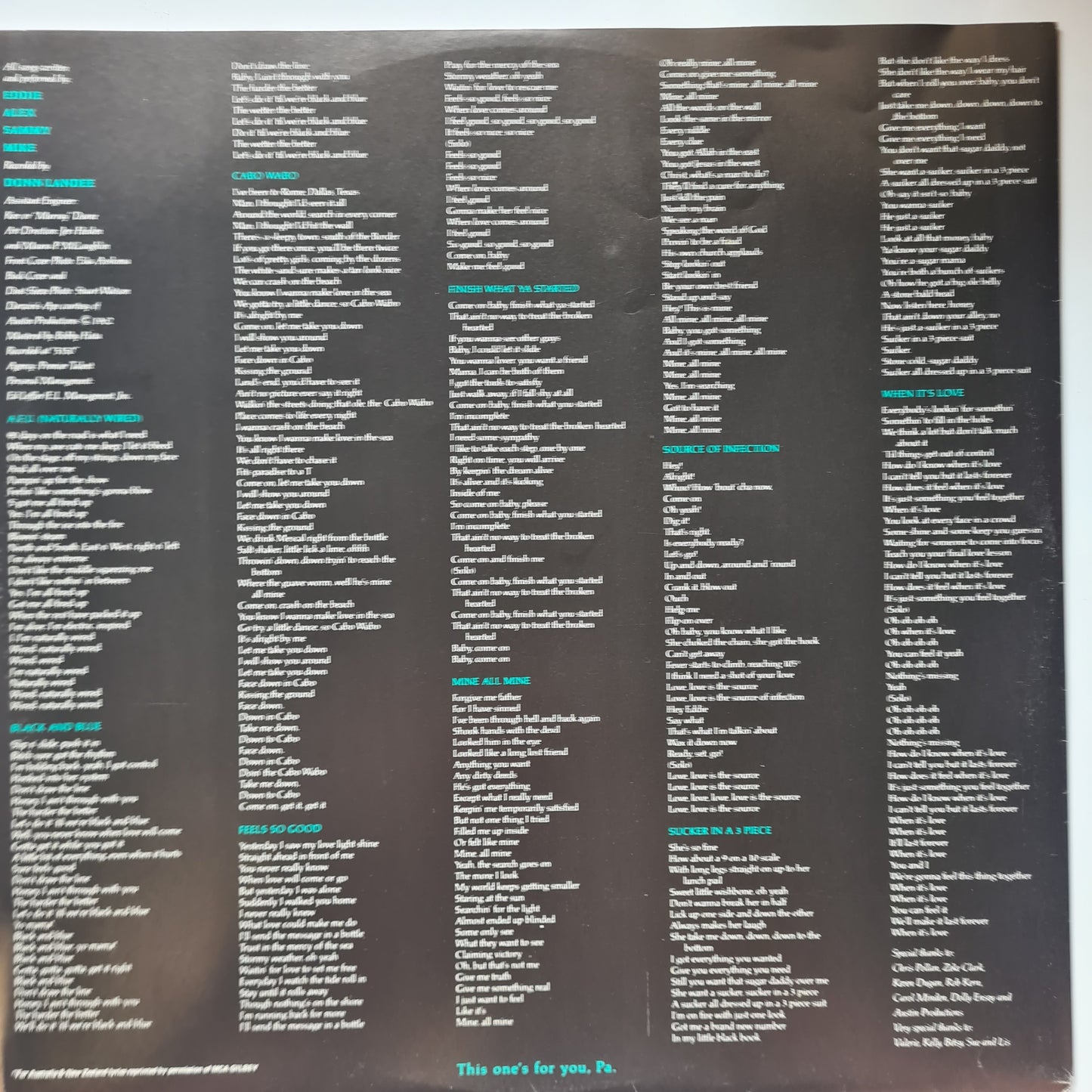 Van Halen – OU812 - 1988 - Vinyl Record LP - Sound Hound Records