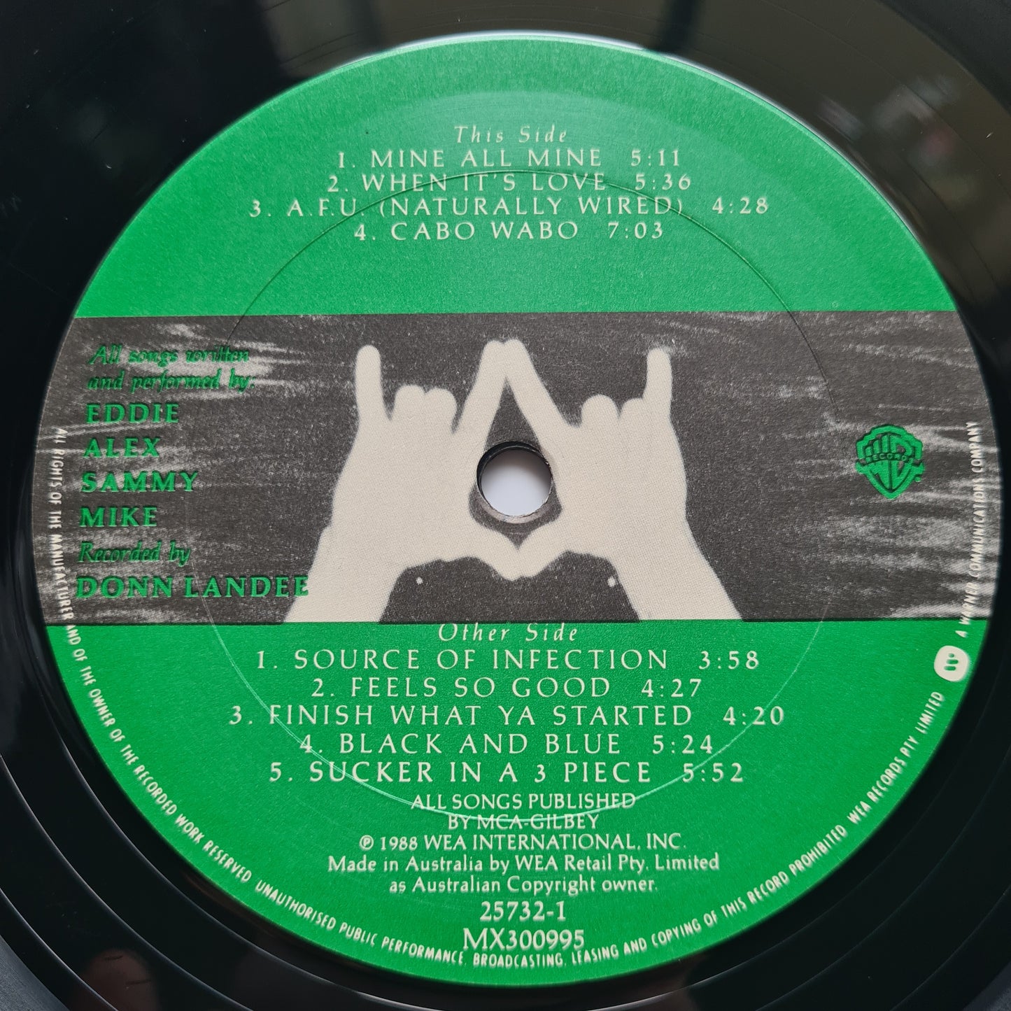 Van Halen – OU812 - 1988 - Vinyl Record LP - Sound Hound Records