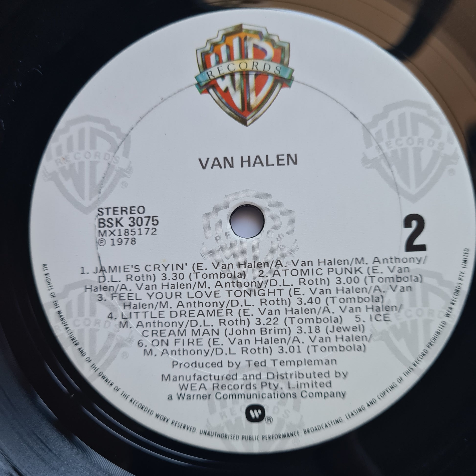 Van Halen – Van Halen - 1978 (80's reissue) - Vinyl Record LP (near mint) - Sound Hound Records