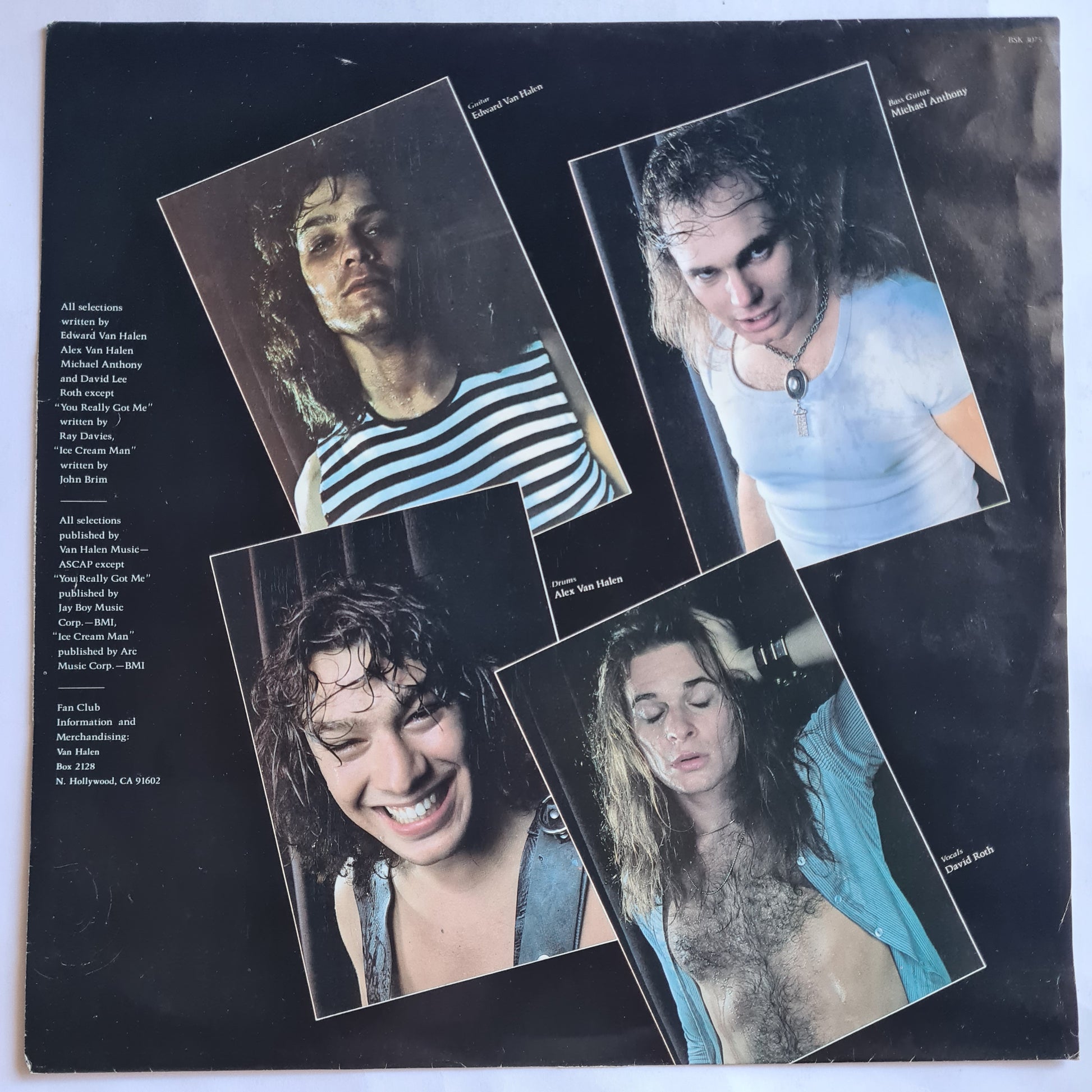 Van Halen – Van Halen - 1978 (FIRST USA Pressing) - Vinyl Record LP *RARE Palm Tree Label* - Sound Hound Records