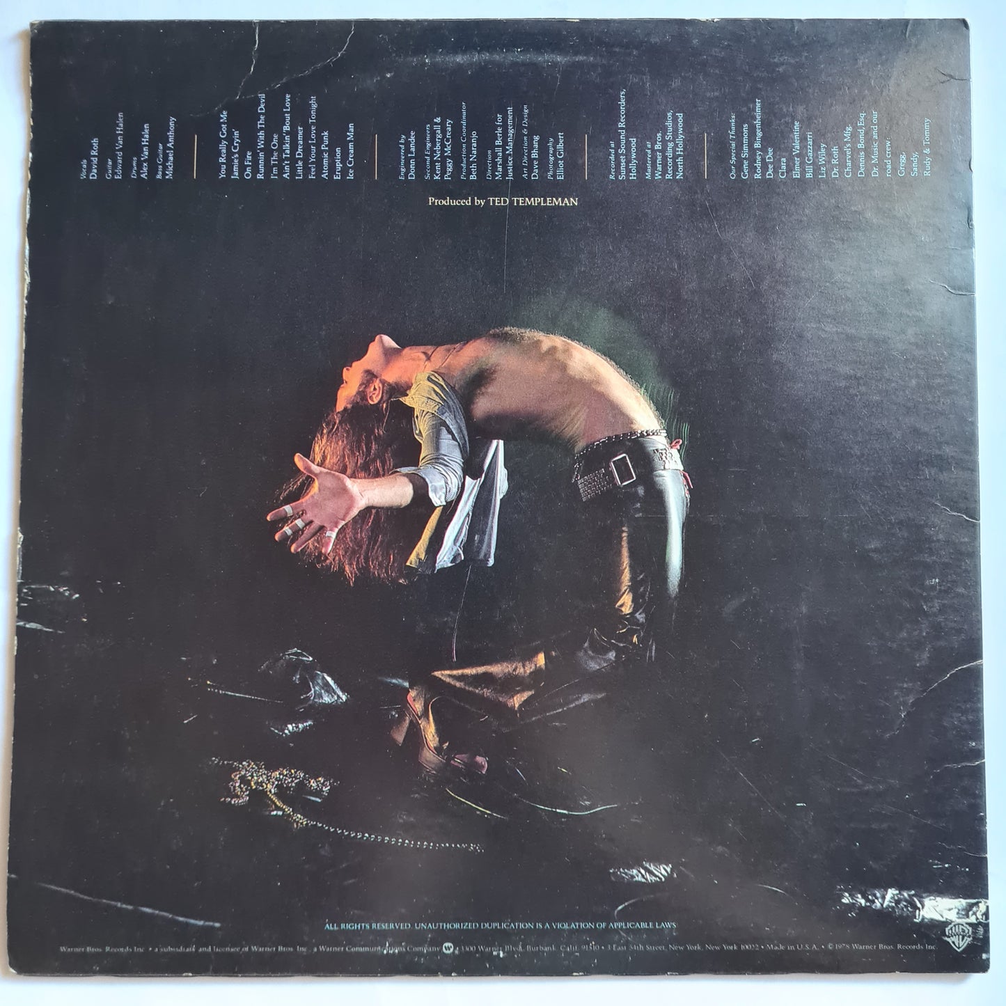 Van Halen – Van Halen - 1978 (FIRST USA Pressing) - Vinyl Record LP *RARE Palm Tree Label* - Sound Hound Records