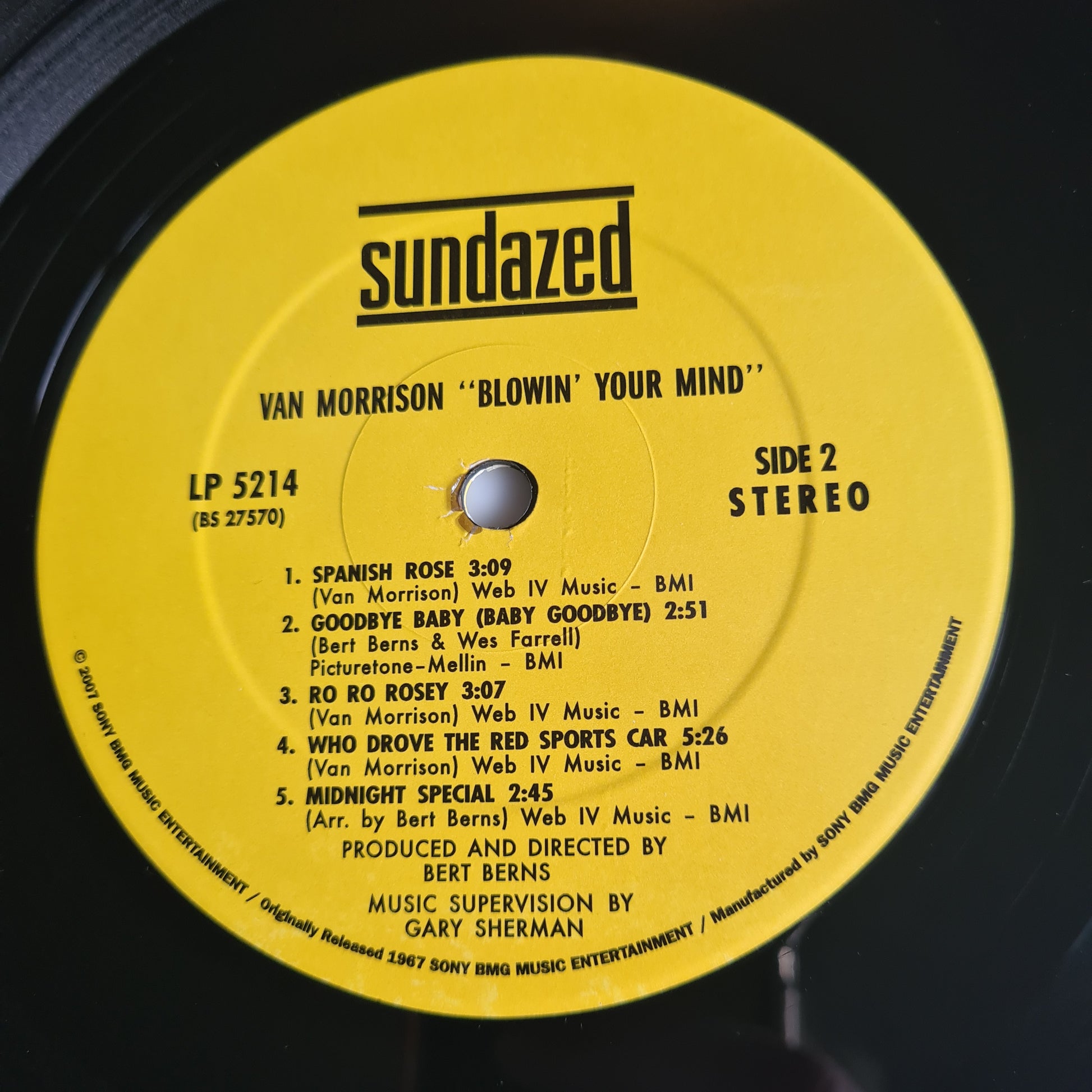 Van Morrison – Blowin' Your Mind! - 1967 (2007 USA Reissue) - Vinyl Record (near mint) - Sound Hound Records
