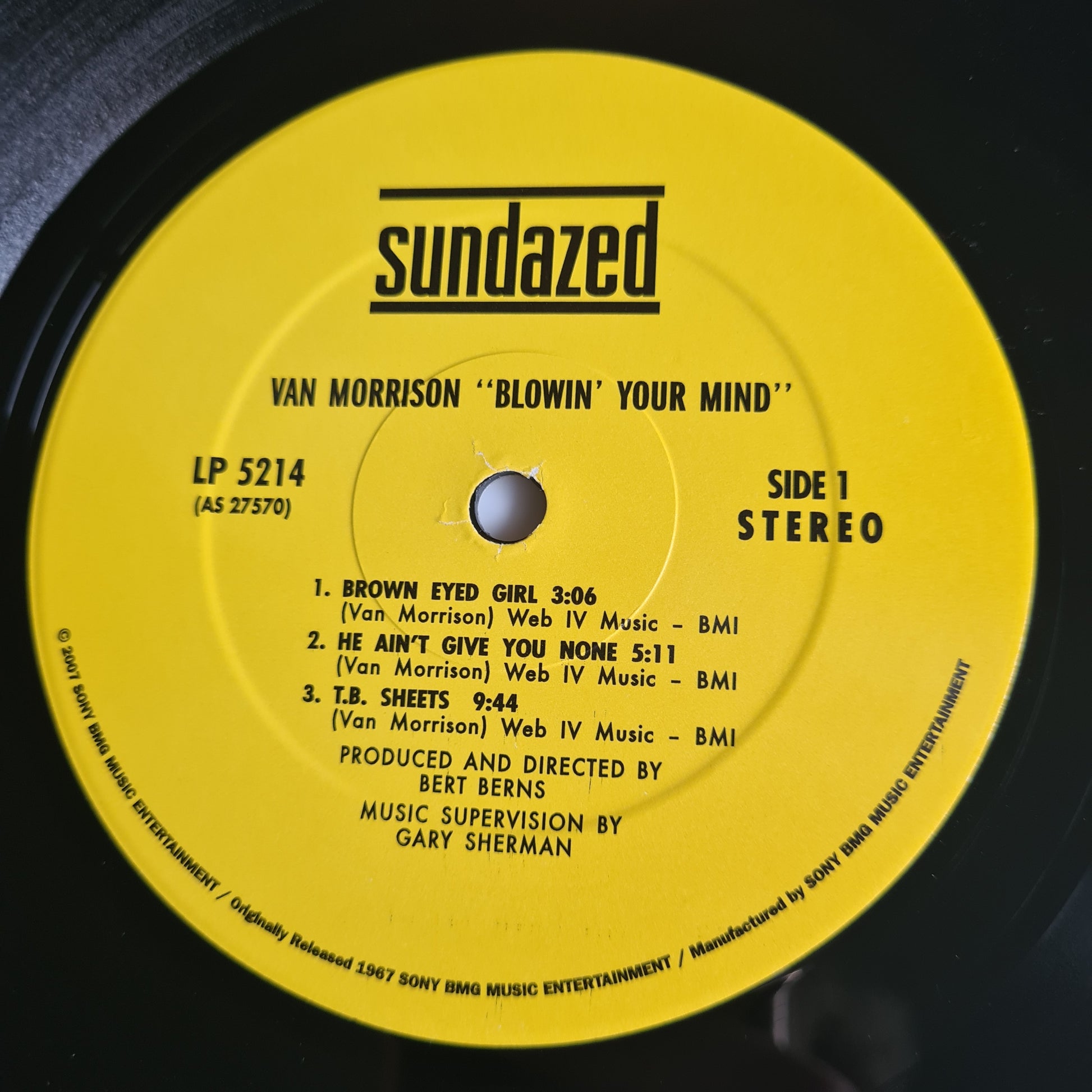Van Morrison – Blowin' Your Mind! - 1967 (2007 USA Reissue) - Vinyl Record (near mint) - Sound Hound Records
