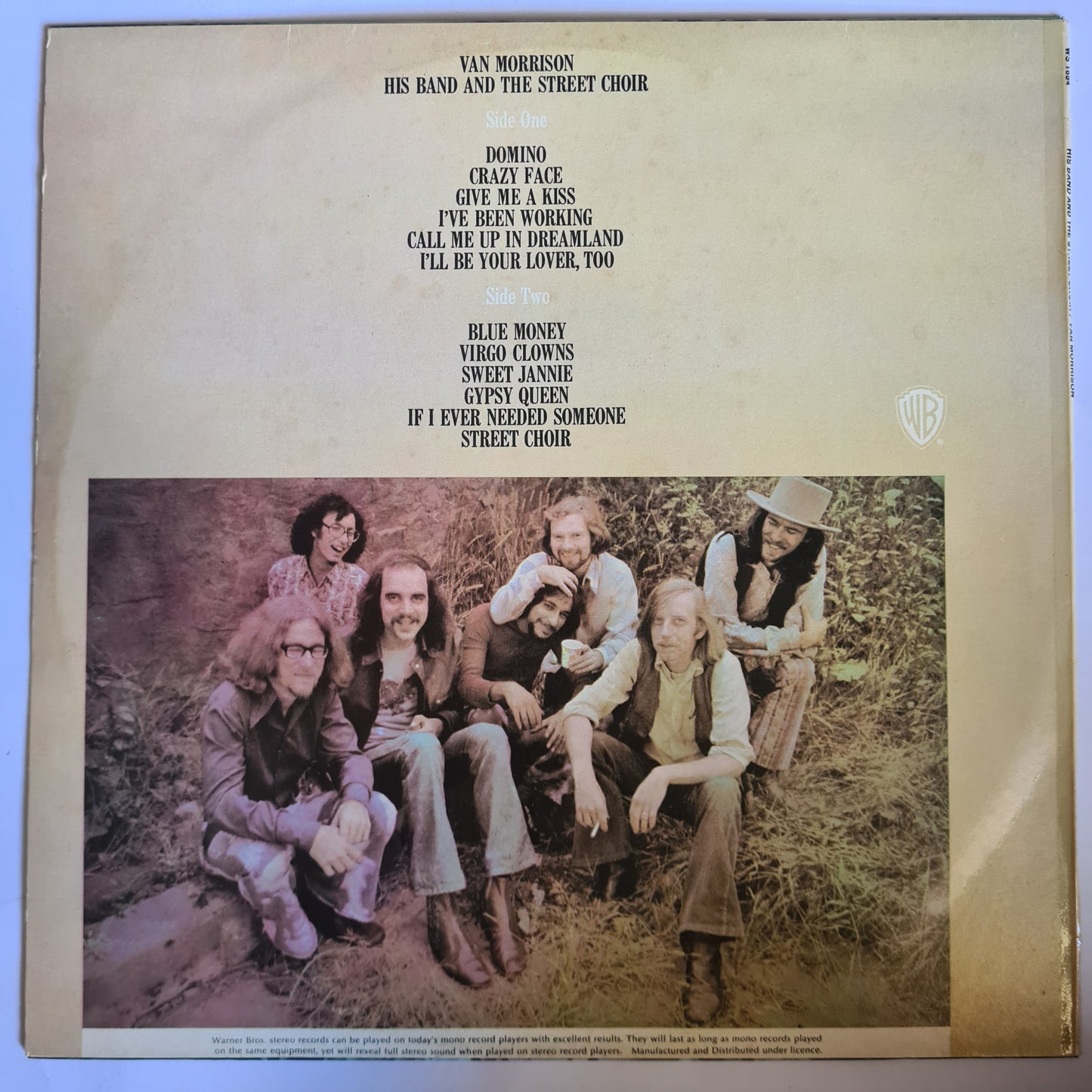 Van Morrison –  His Band And The Street Choir - 1970 (Australian 70's Pressing) - Vinyl Record LP - Sound Hound Records