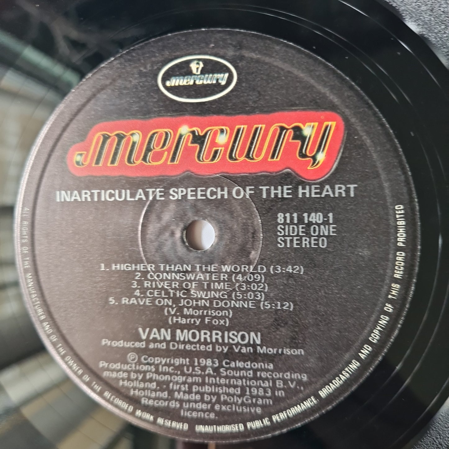 Van Morrison – Inarticulate Speech Of The Heart - 1983 - Vinyl Record - Sound Hound Records