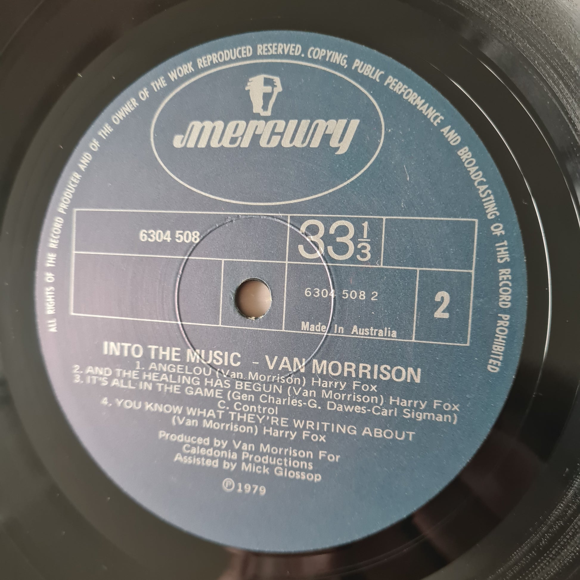 Van Morrison – Into The Music - 1979 - Vinyl Record LP - Sound Hound Records