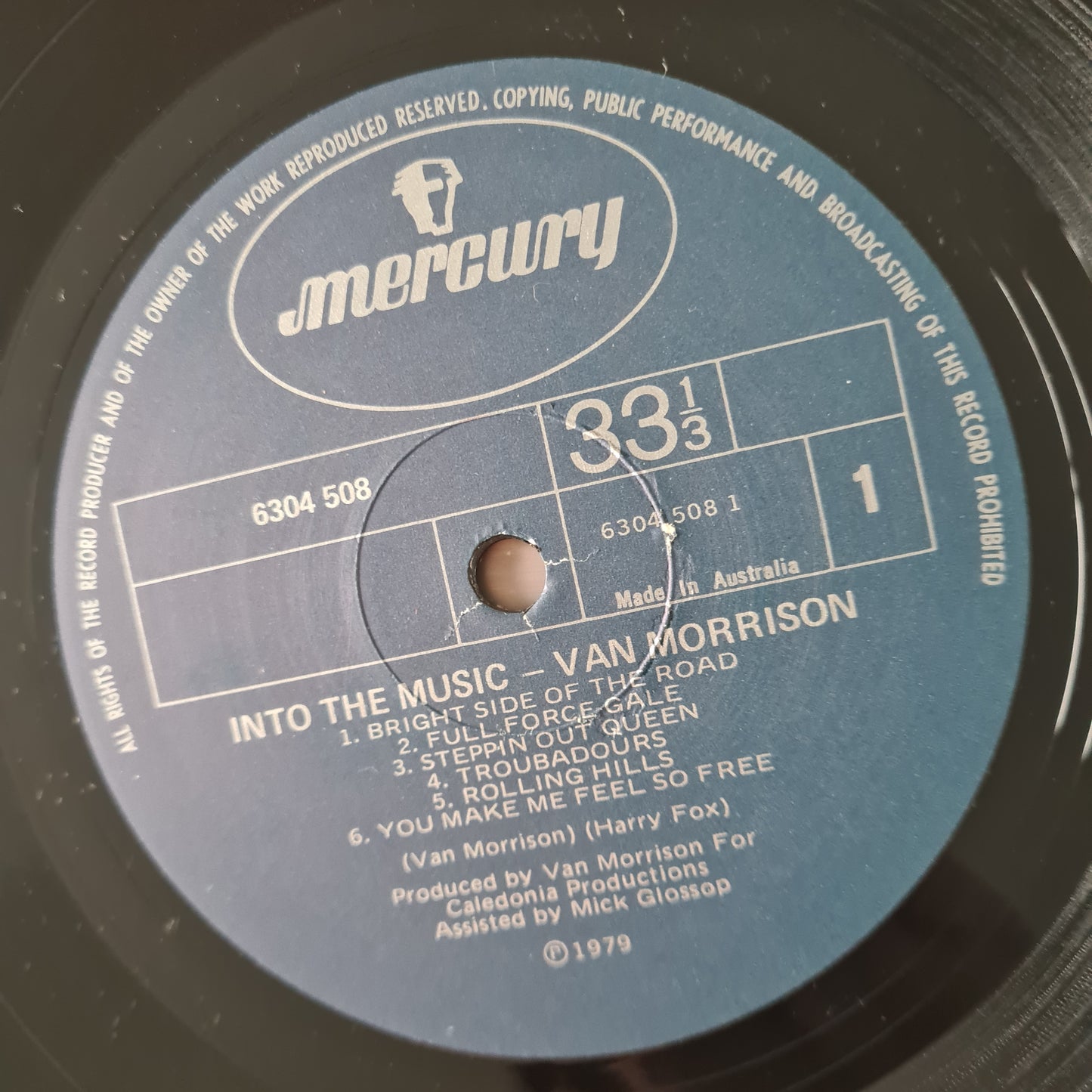Van Morrison – Into The Music - 1979 - Vinyl Record LP - Sound Hound Records