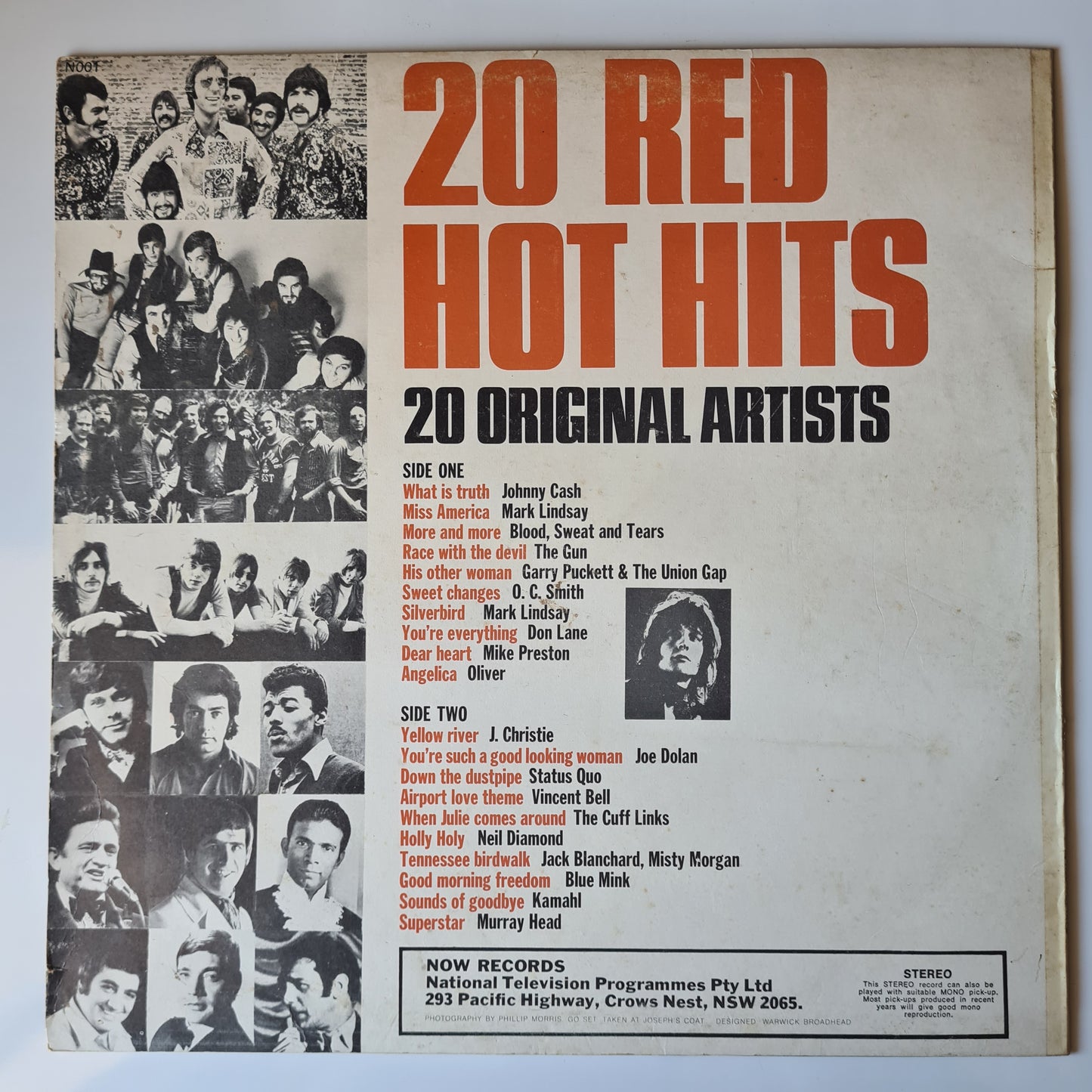 Various - 20 Red Hot Hits - 1970 - Vinyl Record LP - Sound Hound Records