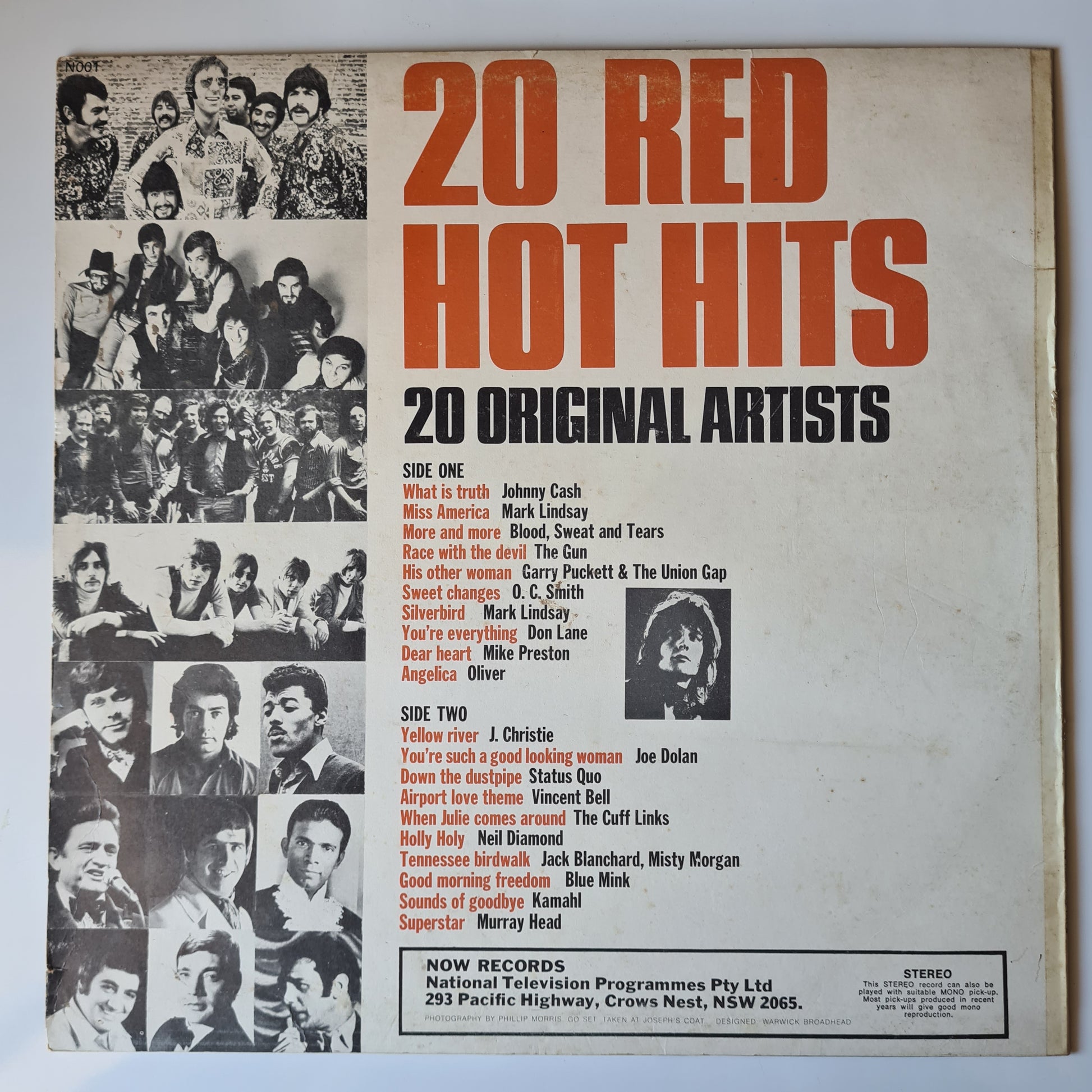 Various - 20 Red Hot Hits - 1970 - Vinyl Record LP - Sound Hound Records