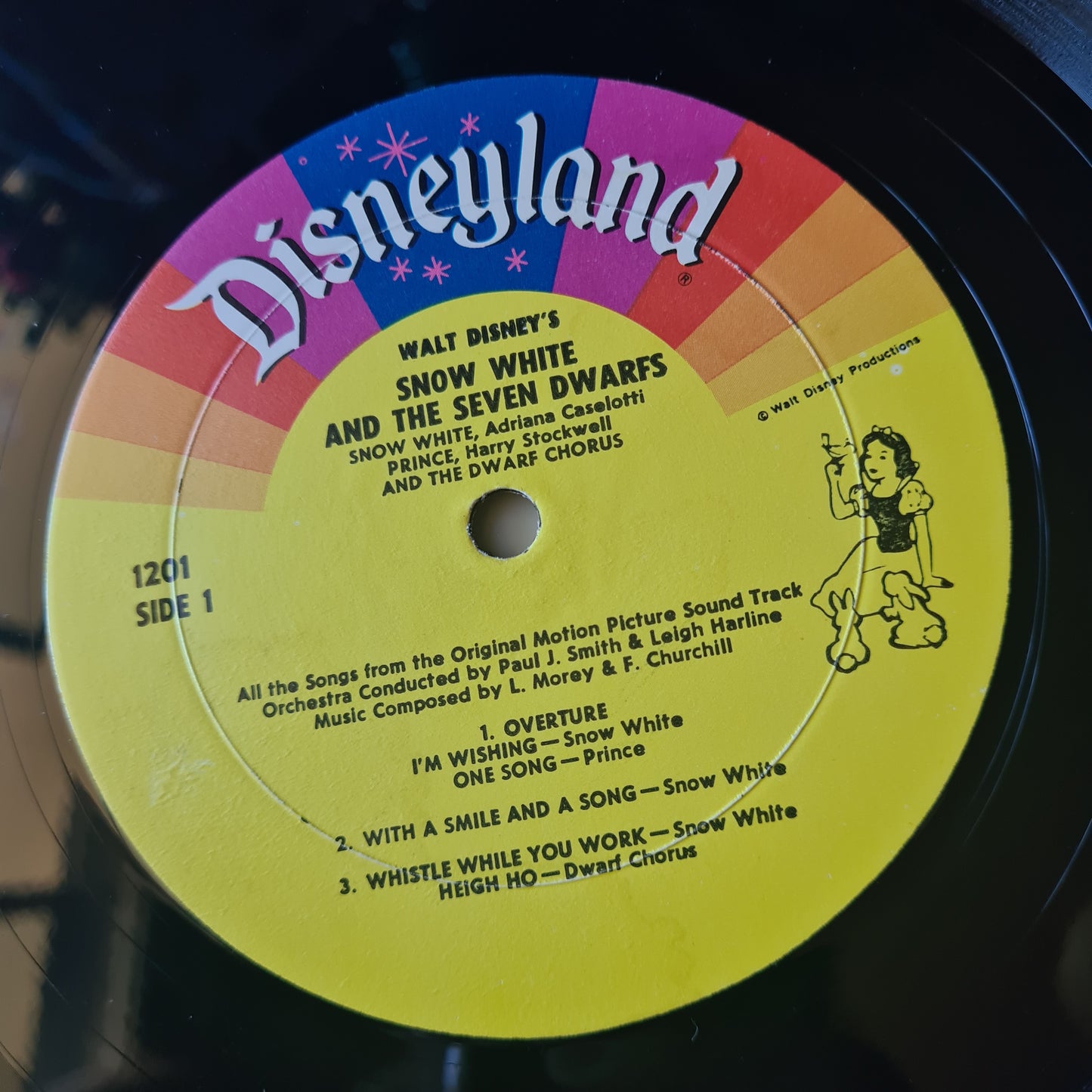 Various - Disney: Snow White And The Seven Dwarfs - 1958 (1963 USA Pressing) - Vinyl Record LP - Sound Hound Records