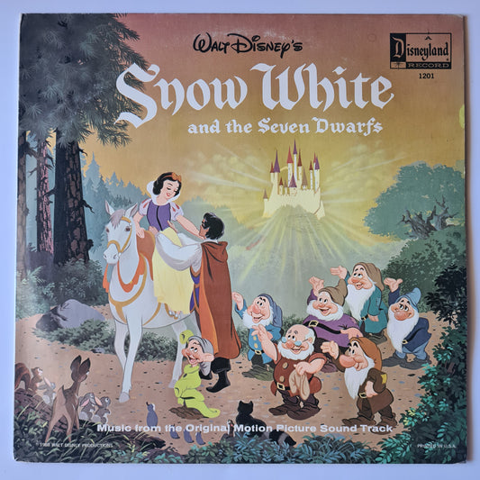 Various - Disney: Snow White And The Seven Dwarfs - 1958 (1963 USA Pressing) - Vinyl Record LP - Sound Hound Records
