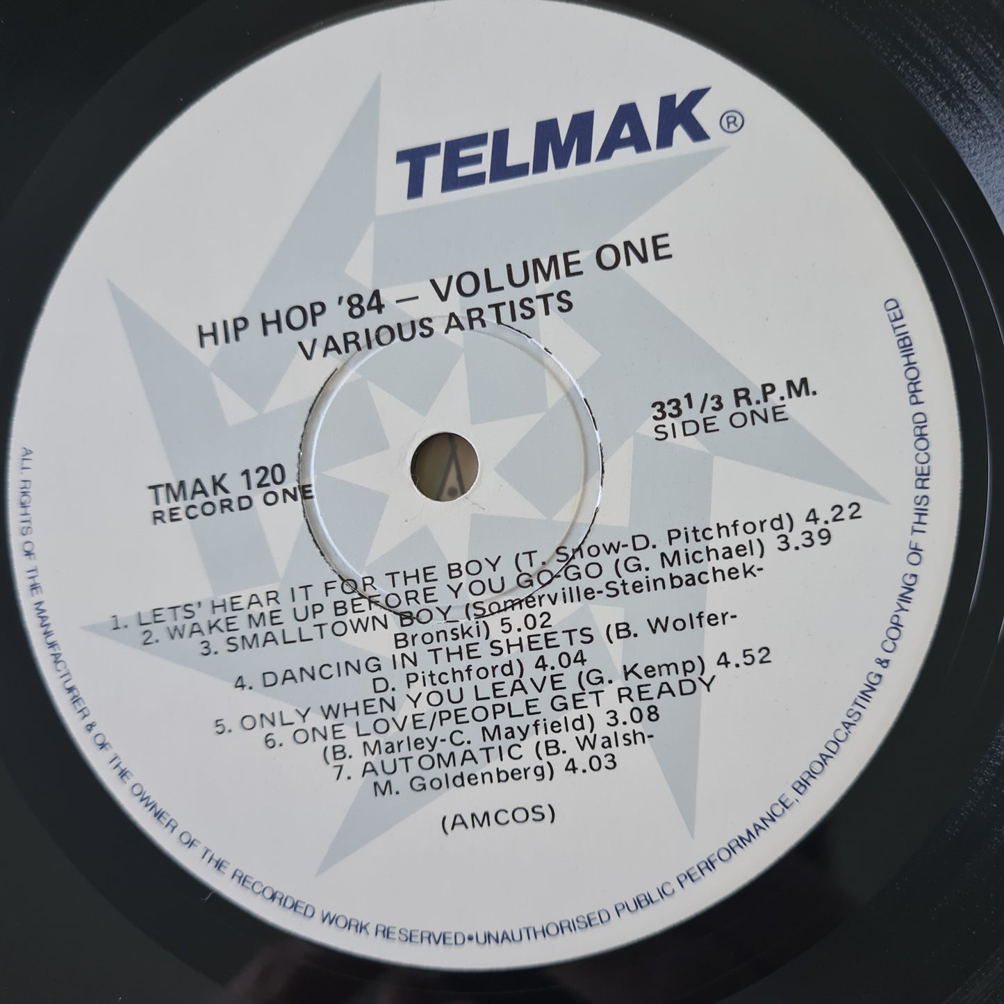 Various - Hip Hop 84: Volume 1 & 2 - 1984 - Vinyl Record LP - Sound Hound Records