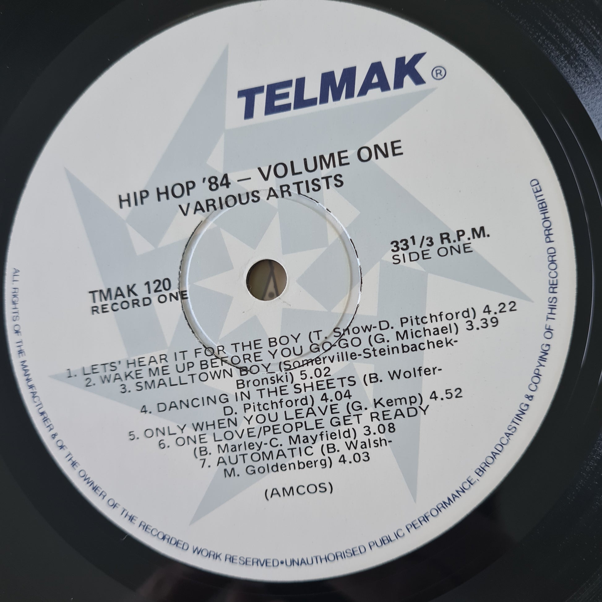 Various - Hip Hop 84: Volume 1 & 2 - 1984 - Vinyl Record LP - Sound Hound Records