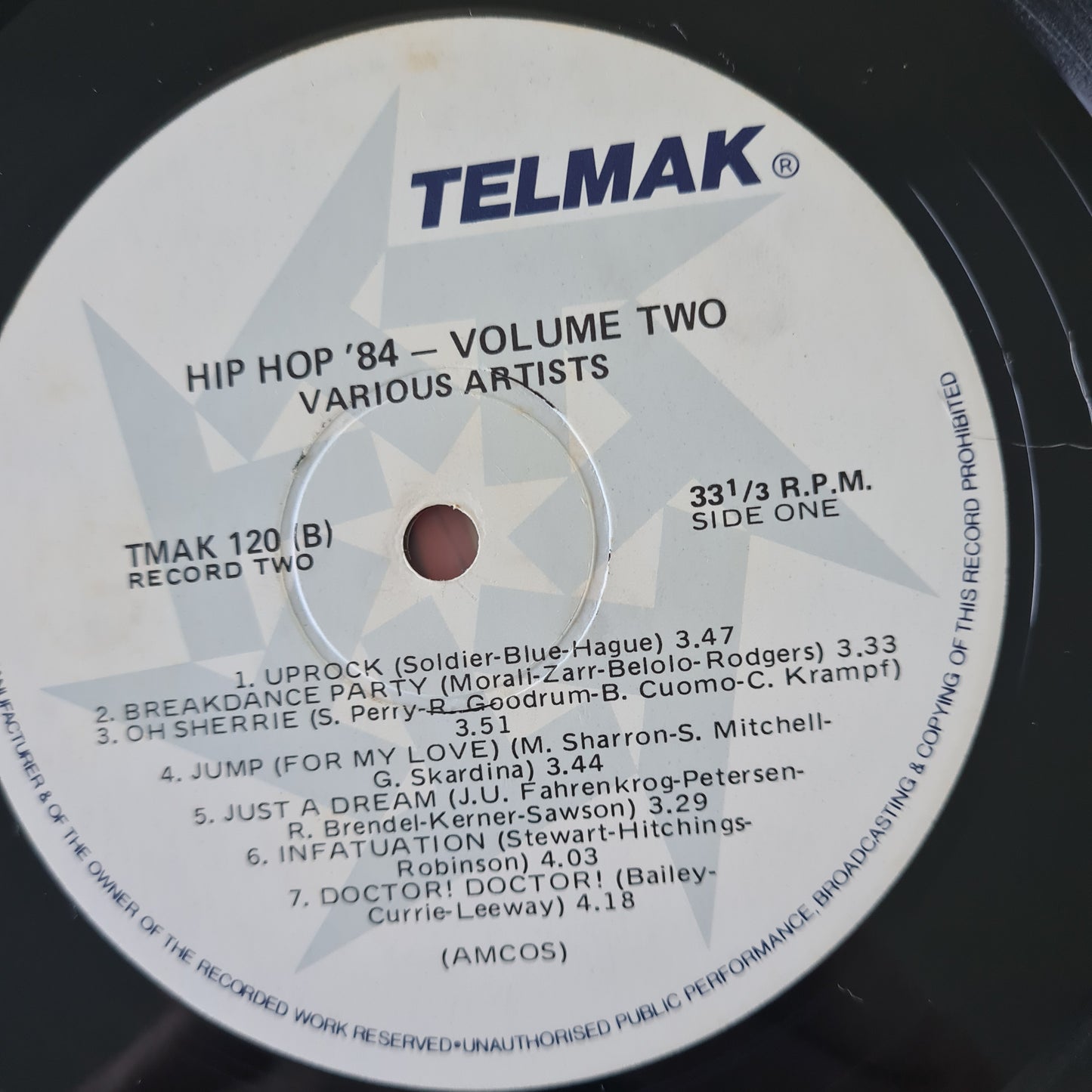 Various - Hip Hop 84: Volume 1 & 2 - 1984 - Vinyl Record LP - Sound Hound Records