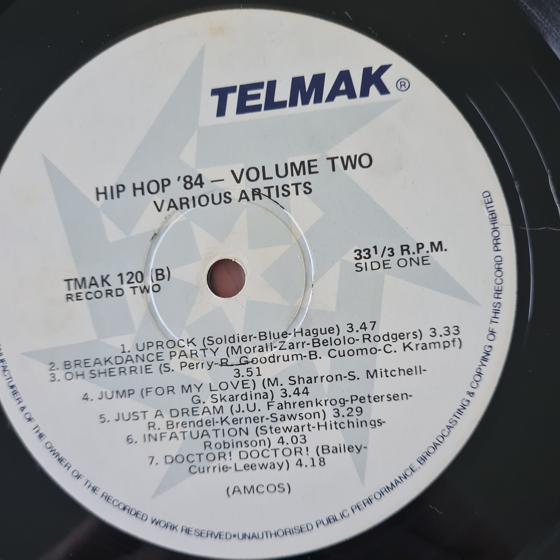 Various - Hip Hop 84: Volume 1 & 2 - 1984 - Vinyl Record LP - Sound Hound Records