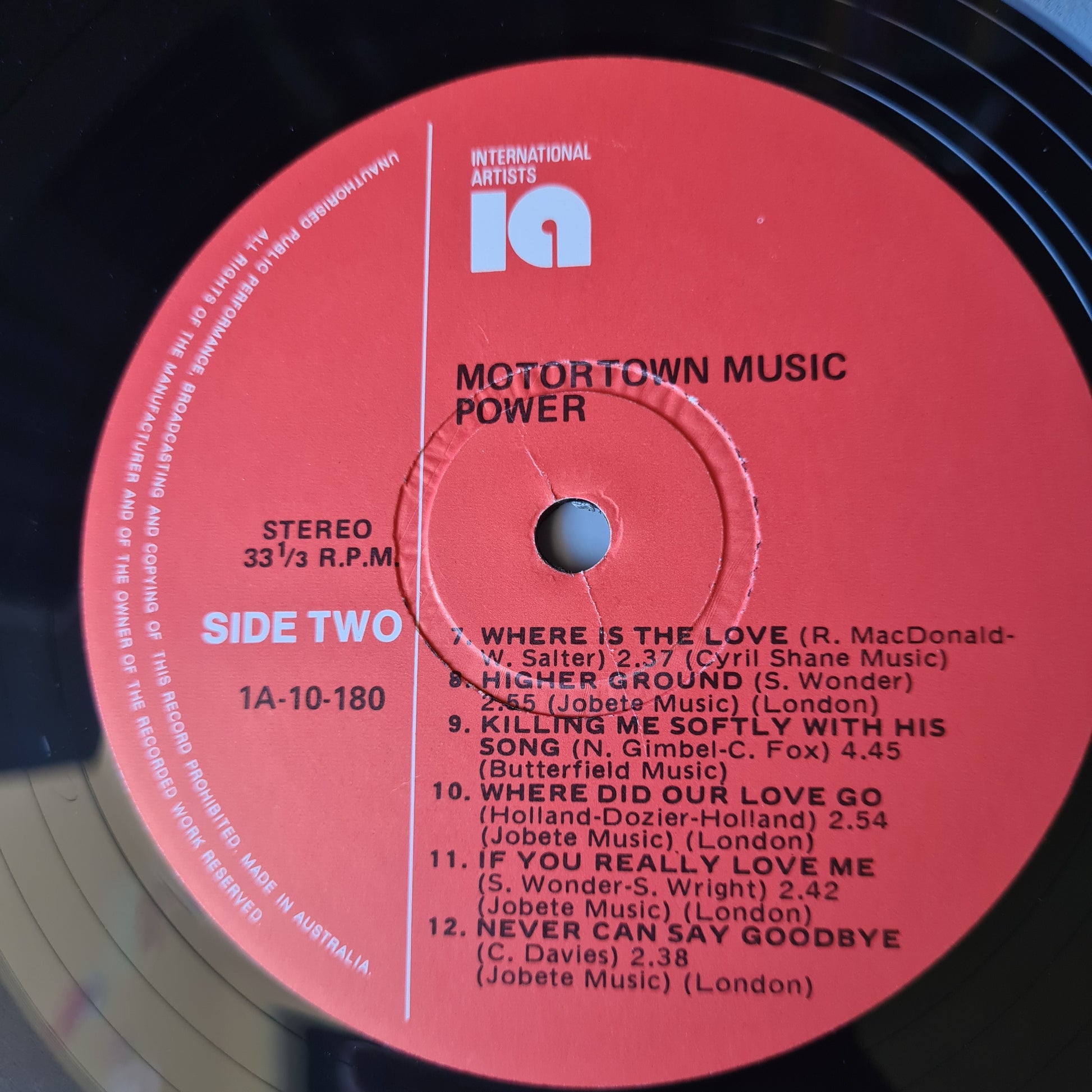 Various - Motown Music Power - Vinyl Record LP - Sound Hound Records
