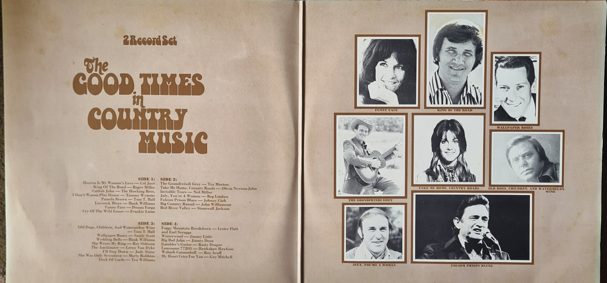 Various - The Good Times In Country Music - Vinyl Record 2LP - Sound Hound Records