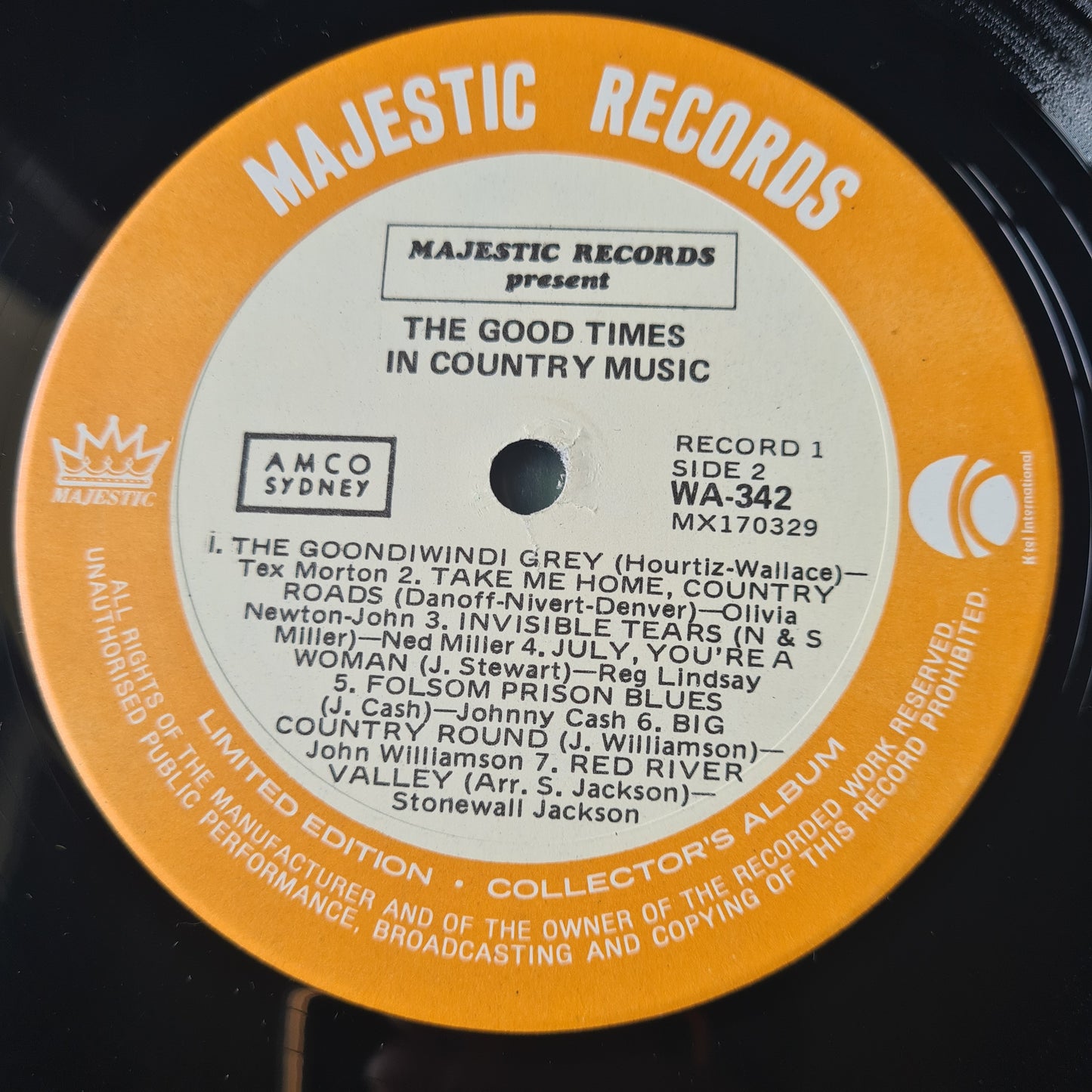 Various - The Good Times In Country Music - Vinyl Record 2LP - Sound Hound Records