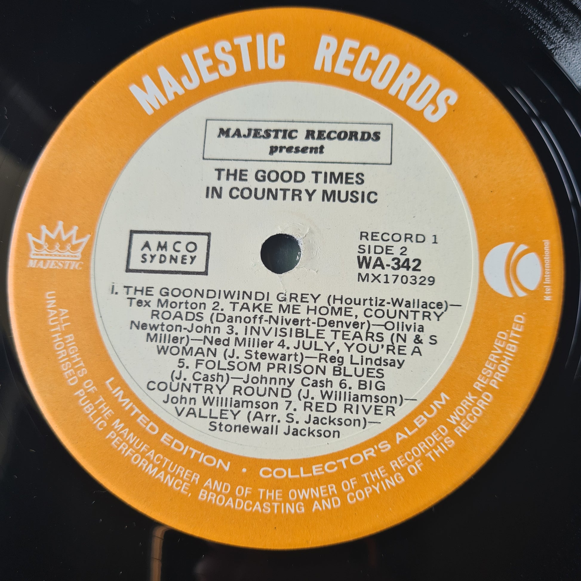 Various - The Good Times In Country Music - Vinyl Record 2LP - Sound Hound Records
