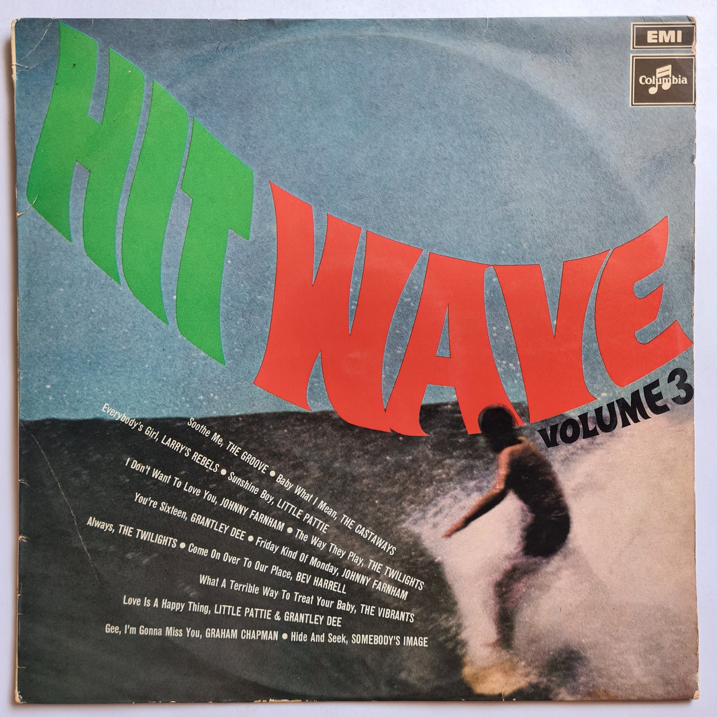 Various (1960's Australian Artists) – Hit Wave Vol. 3 - 1969 - Vinyl Record LP - Sound Hound Records