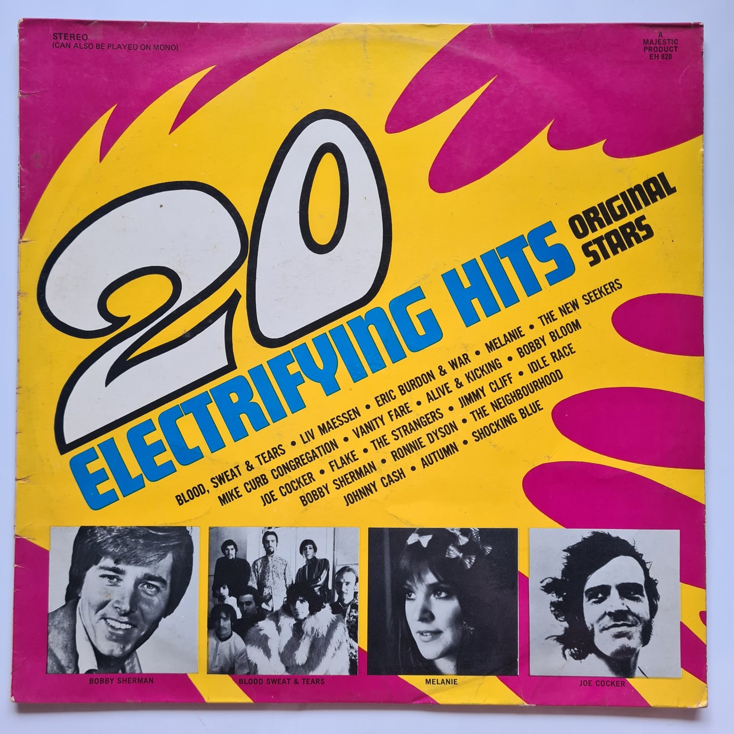 Various – 20 Electrifying Hits - 1970 - Vinyl Record LP - Sound Hound Records