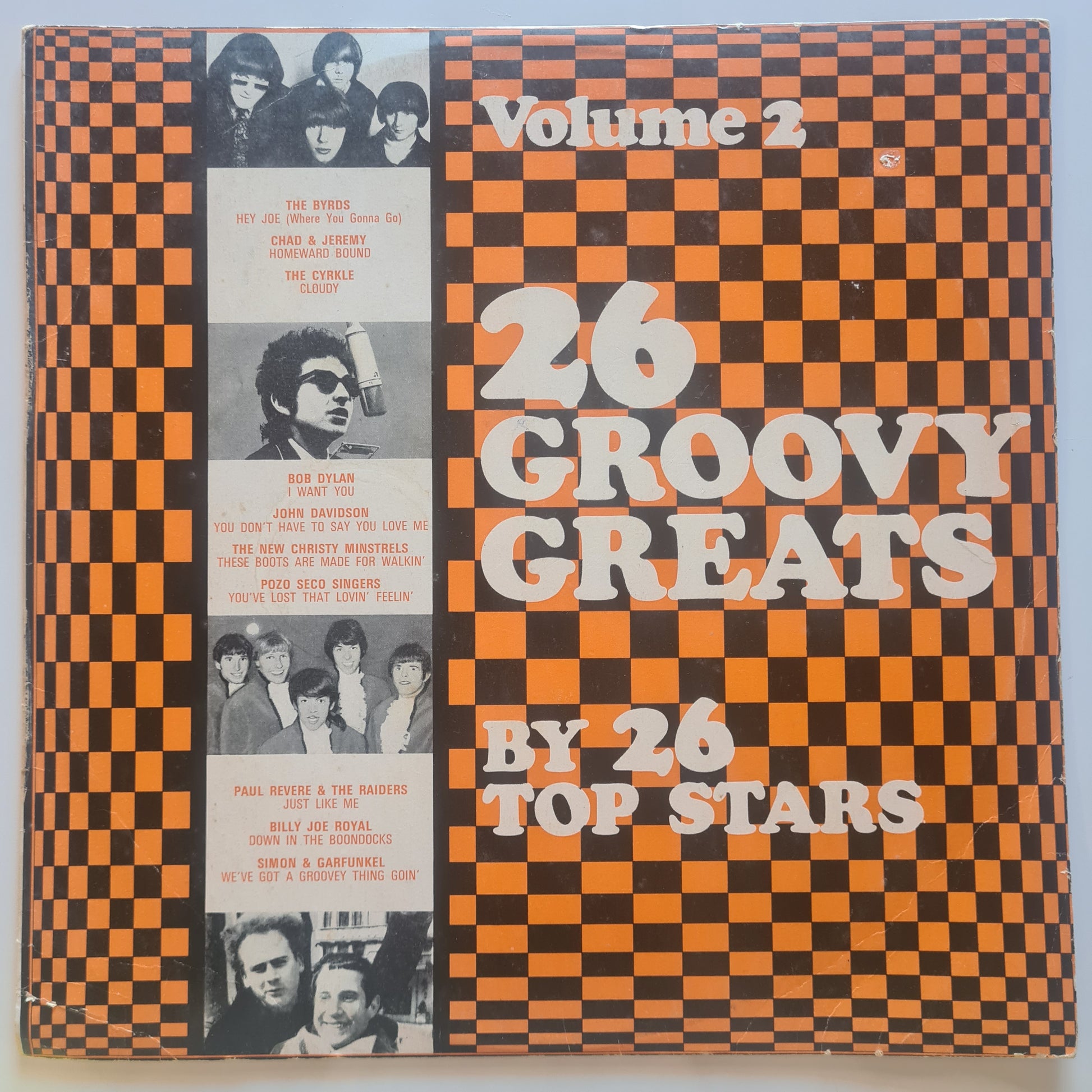 Various – 26 Groovy Greats By 26 Top Stars Volume 2 - 1966 - Vinyl Record LP - Sound Hound Records