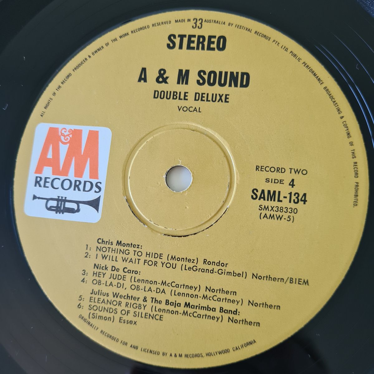 Various – A&M Sound Double Deluxe - 1970 (Australian Pressing) - Vinyl Record 2LP