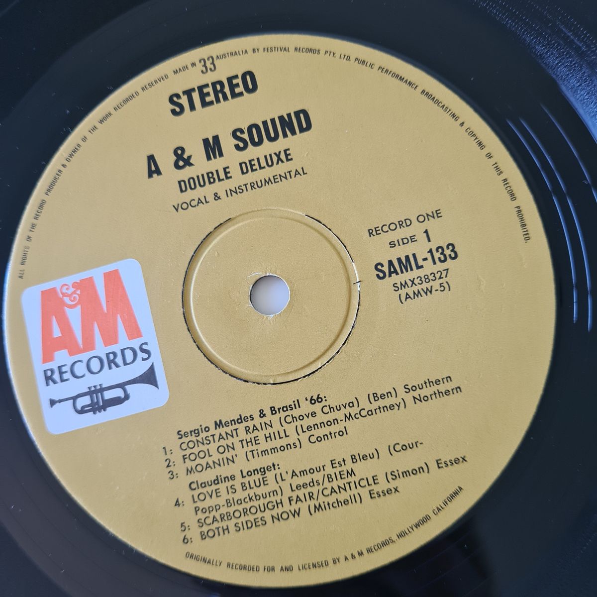 Various – A&M Sound Double Deluxe - 1970 (Australian Pressing) - Vinyl Record 2LP