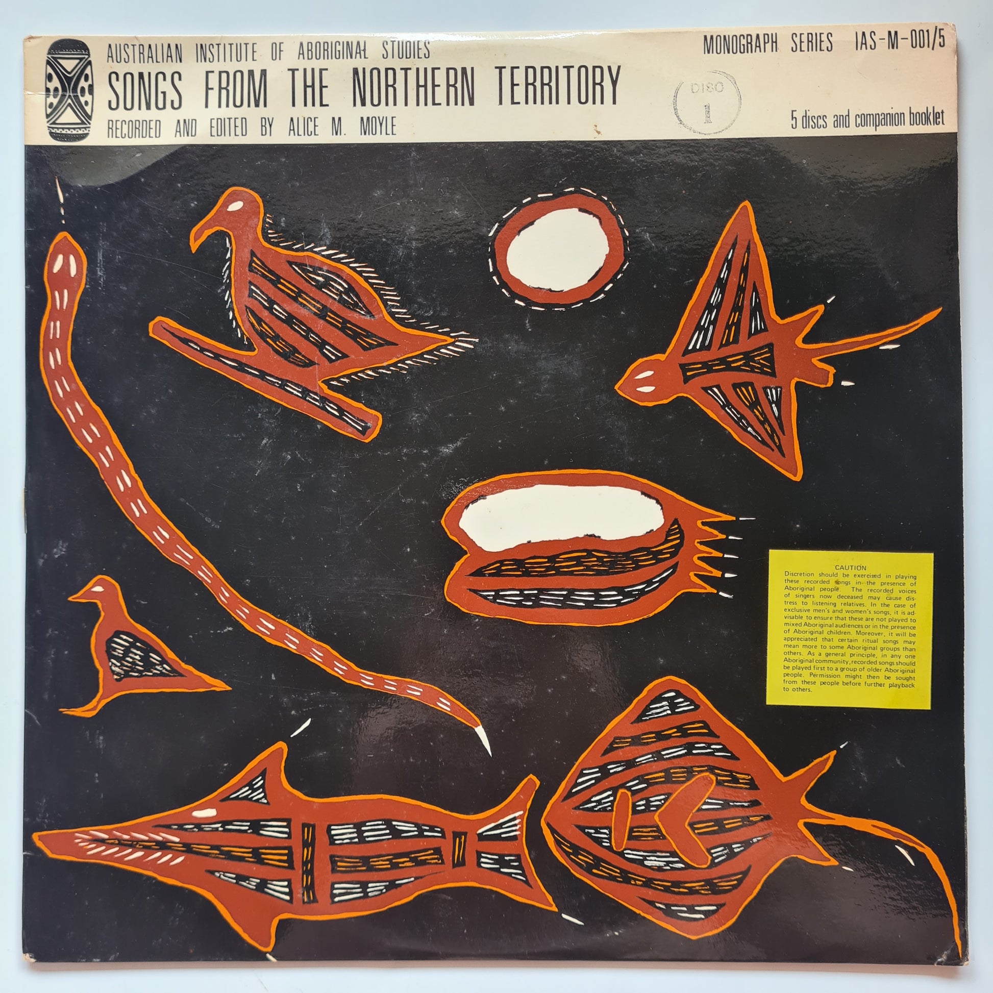 Various (Aboriginal Music) – Songs From The Northern Territory - 1964 - Vinyl Record LP - Sound Hound Records