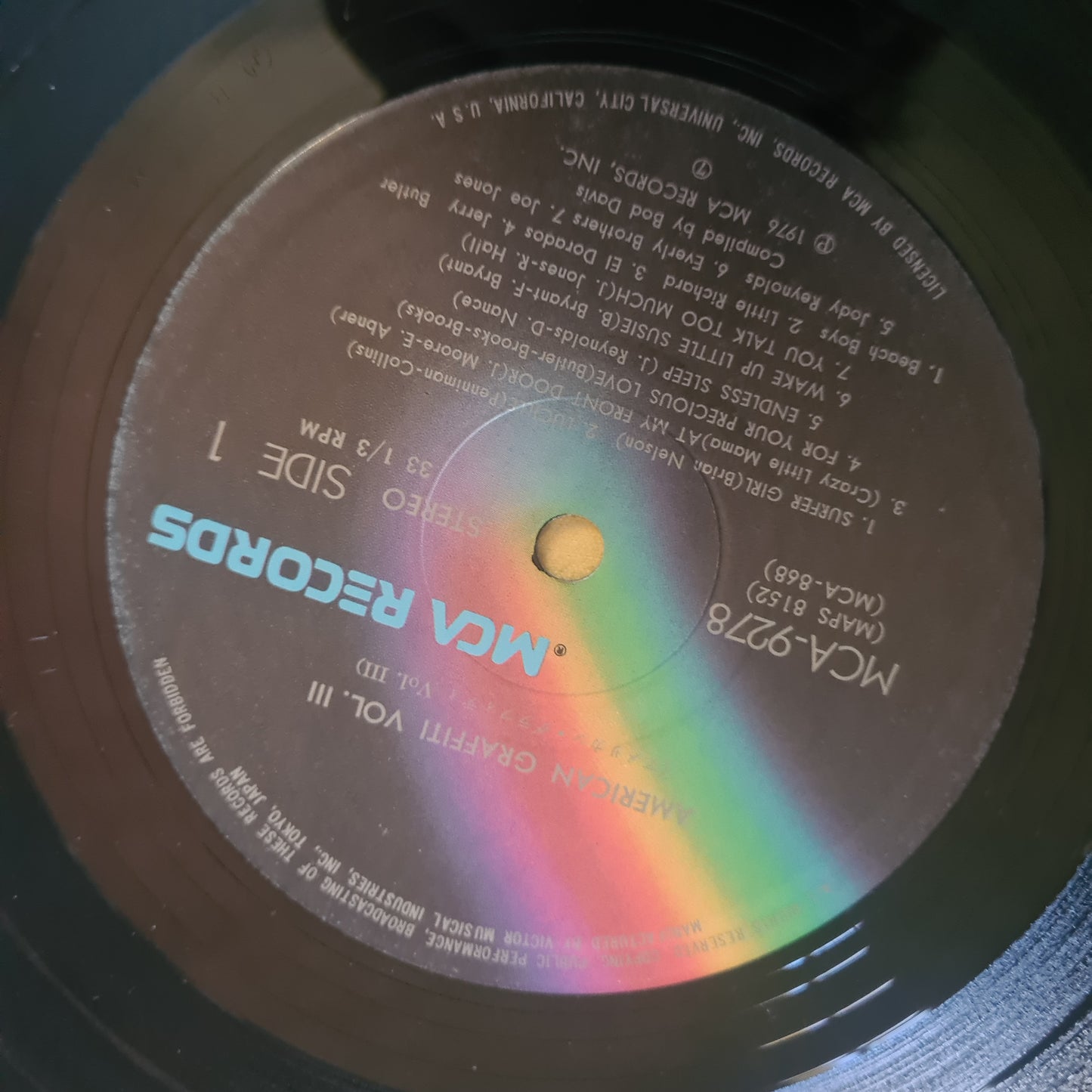 Various – American Graffiti Vol. III - 1976 (2LP Japenese Gatefold Pressing) Vinyl Record - Sound Hound Records