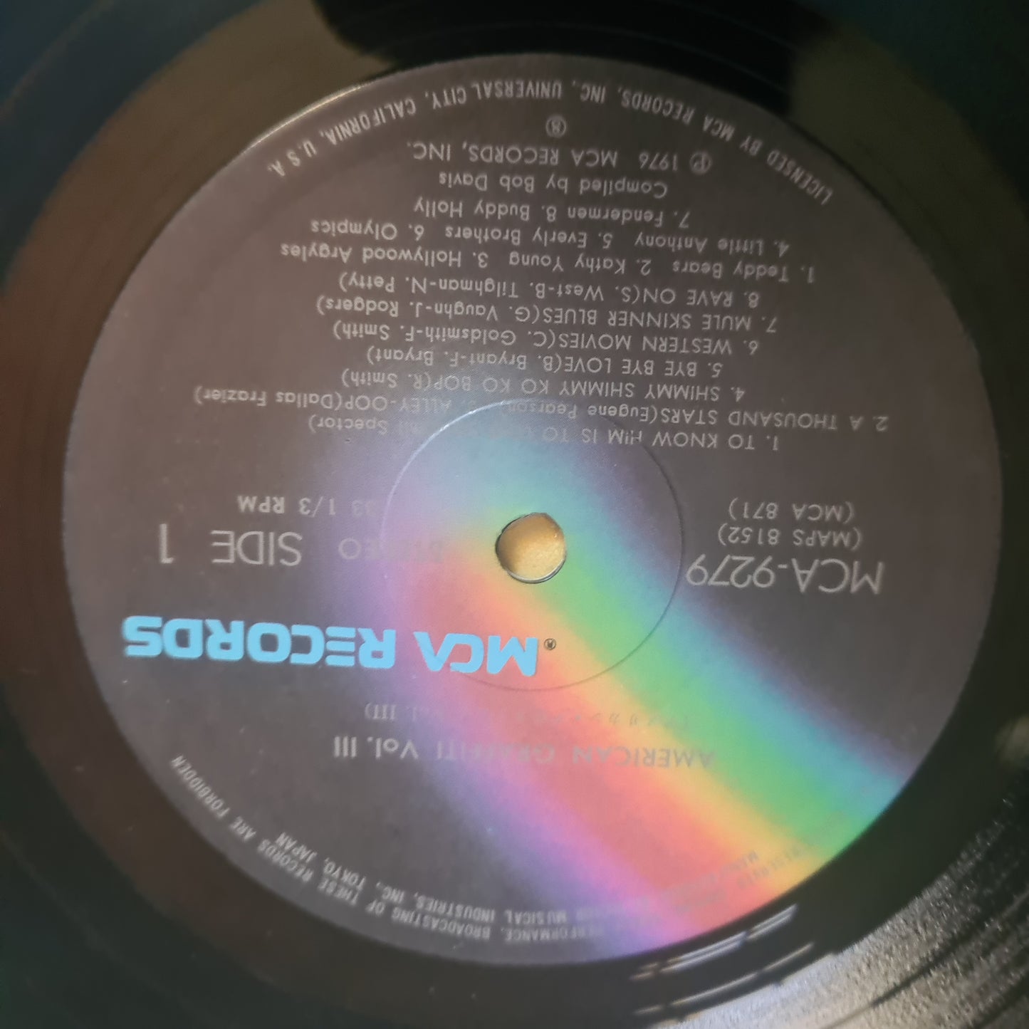 Various – American Graffiti Vol. III - 1976 (2LP Japenese Gatefold Pressing) Vinyl Record - Sound Hound Records