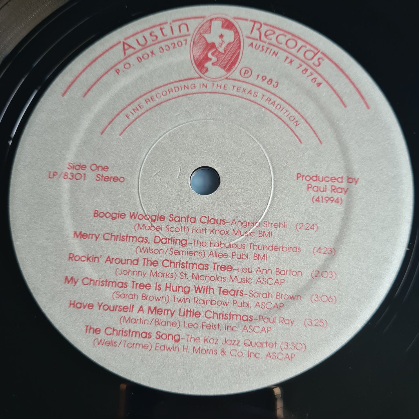 Various – An Austin Rhythm And Blues Christmas - 1983 - Vinyl Record LP (near mint) - Sound Hound Records