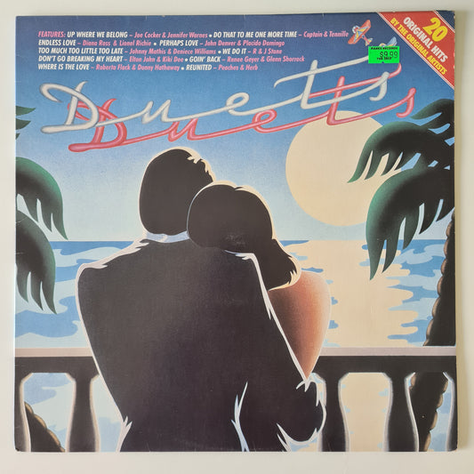 Various Artists - Duets: 20 Original Hits - 1983 - Vinyl Record LP - Sound Hound Records