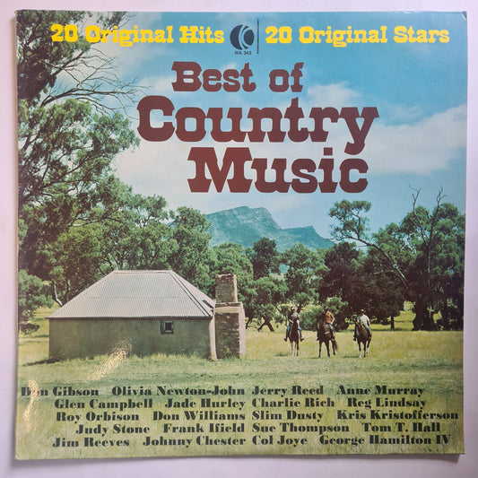 Various Artists/Hits album - Best Of Country Music - 1974 - Vinyl Record LP - Sound Hound Records