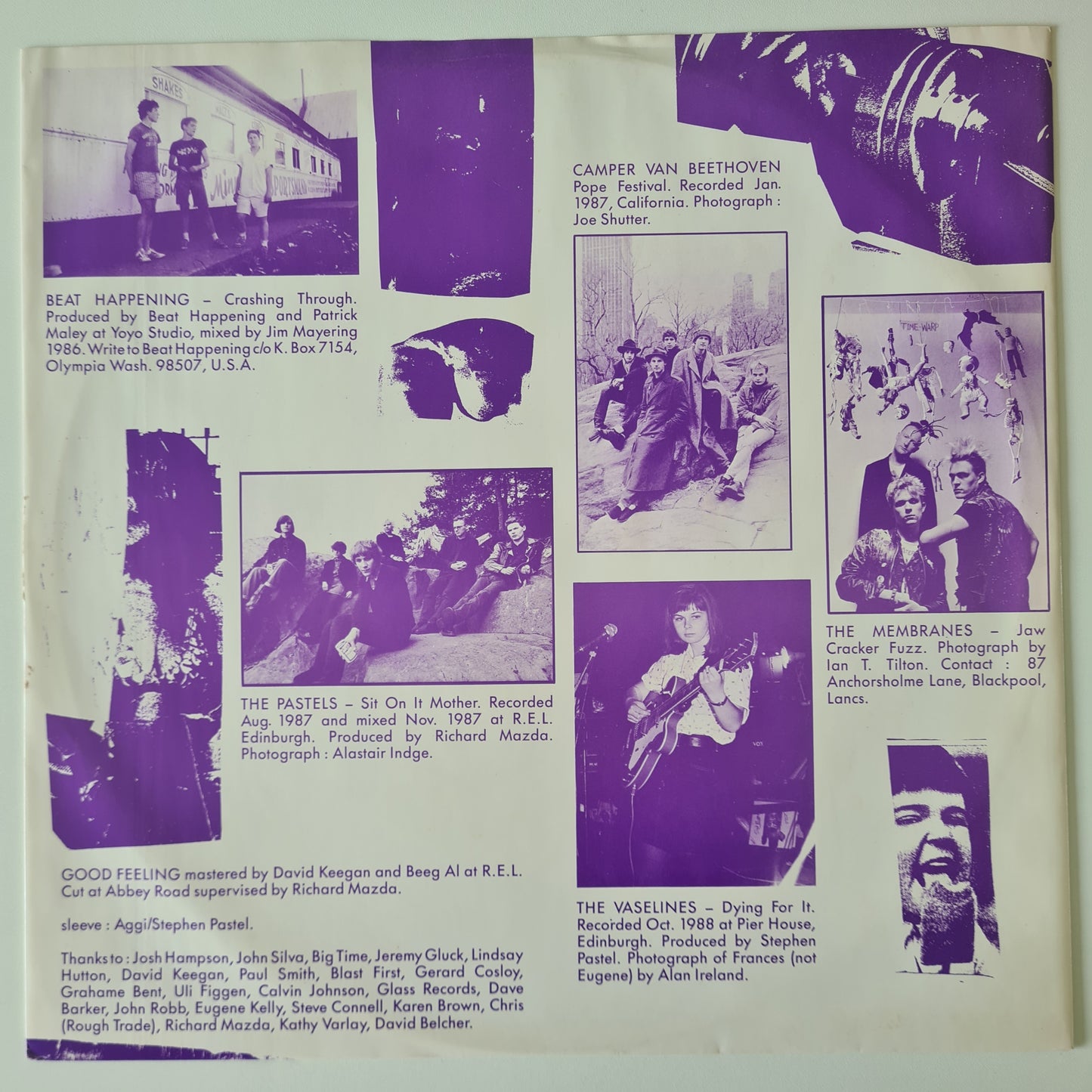 Various Artists (Indie Artists) - Good Feeling - 1989 - Vinyl Record LP (RARE UK Only Release) - Sound Hound Records