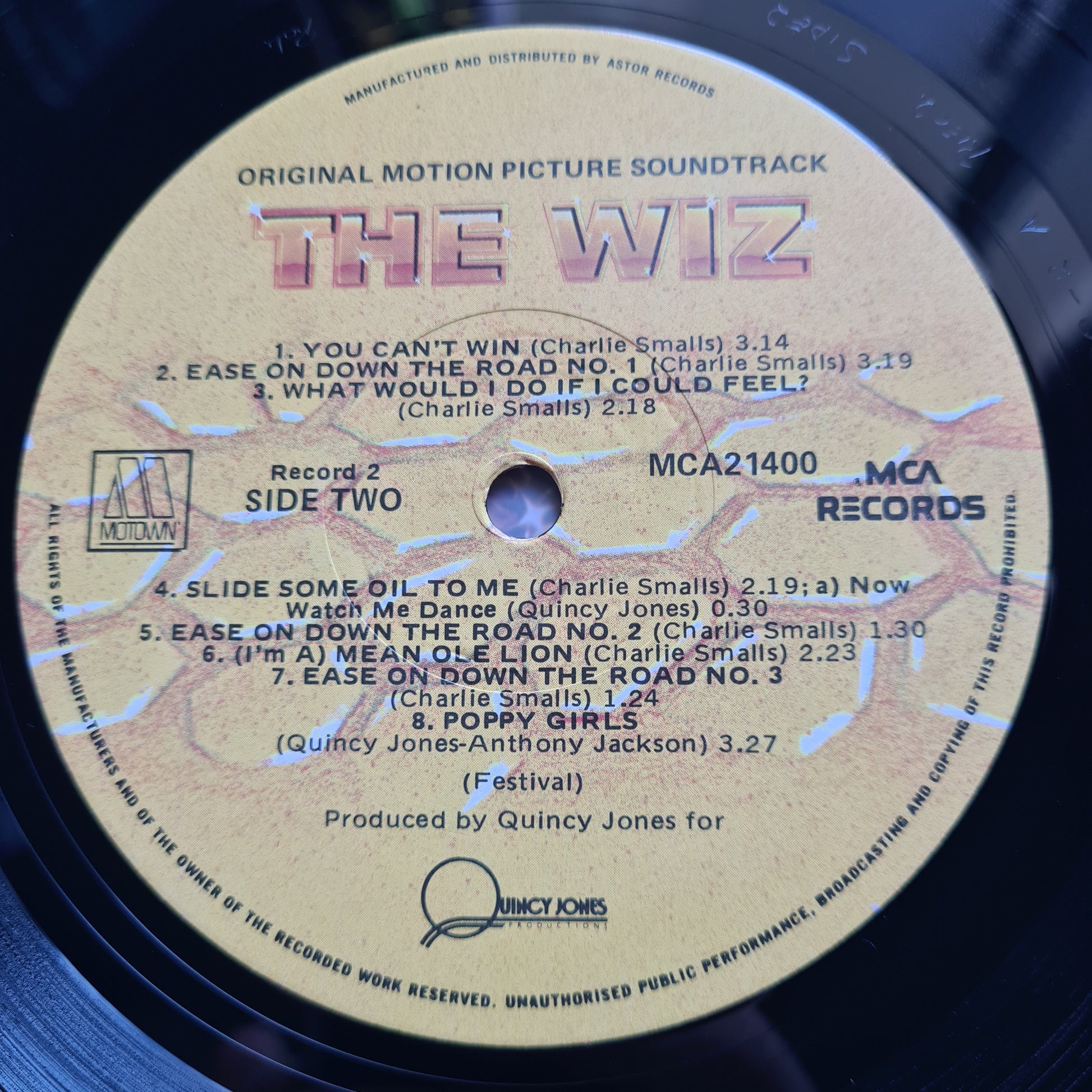 Various Artists (Michael Jackson, Diana Ross) – The Wiz (Original Motion Picture Soundtrack) - 1978 - Vinyl Record 2LP - Sound Hound Records
