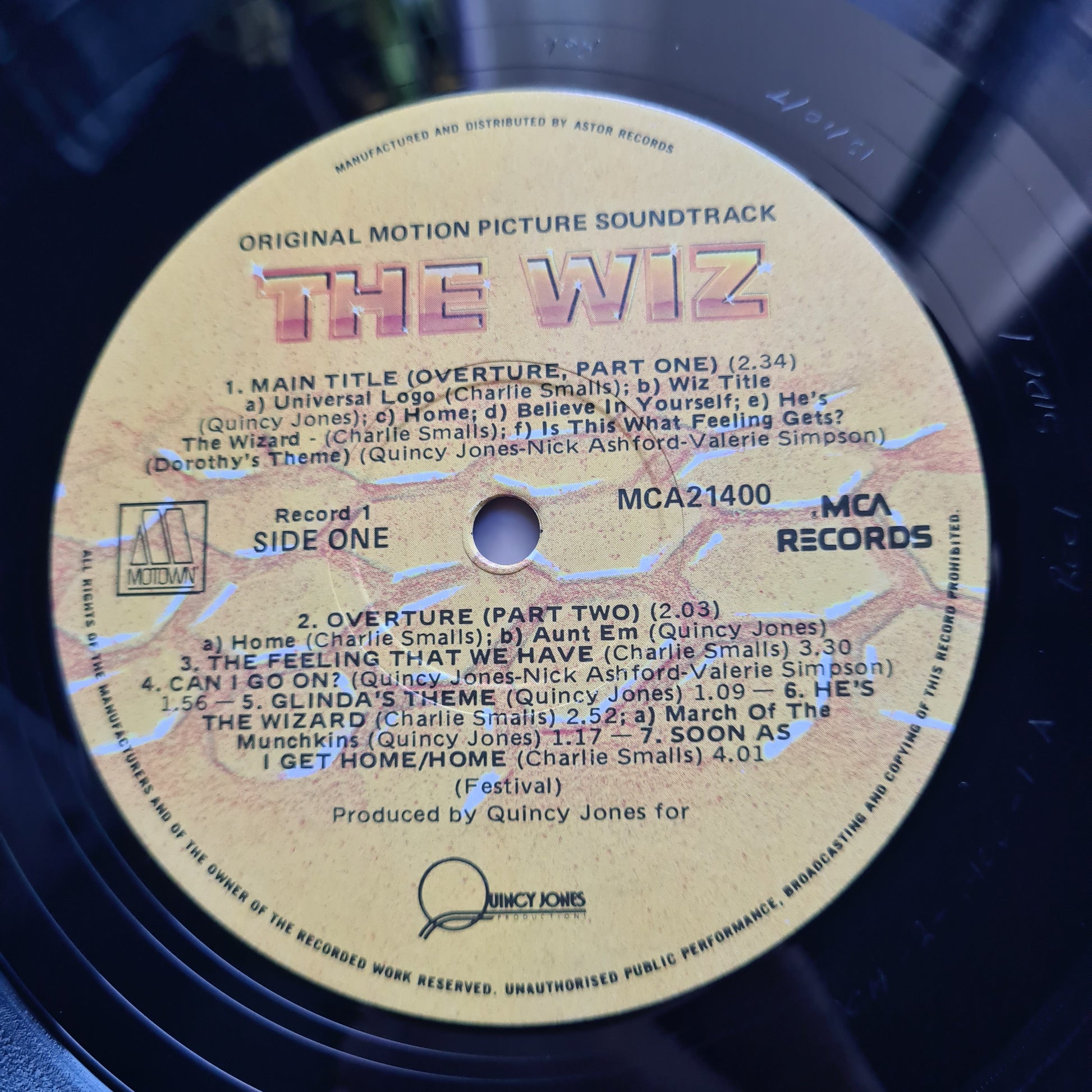 Various Artists (Michael Jackson, Diana Ross) – The Wiz (Original Motion Picture Soundtrack) - 1978 - Vinyl Record 2LP - Sound Hound Records