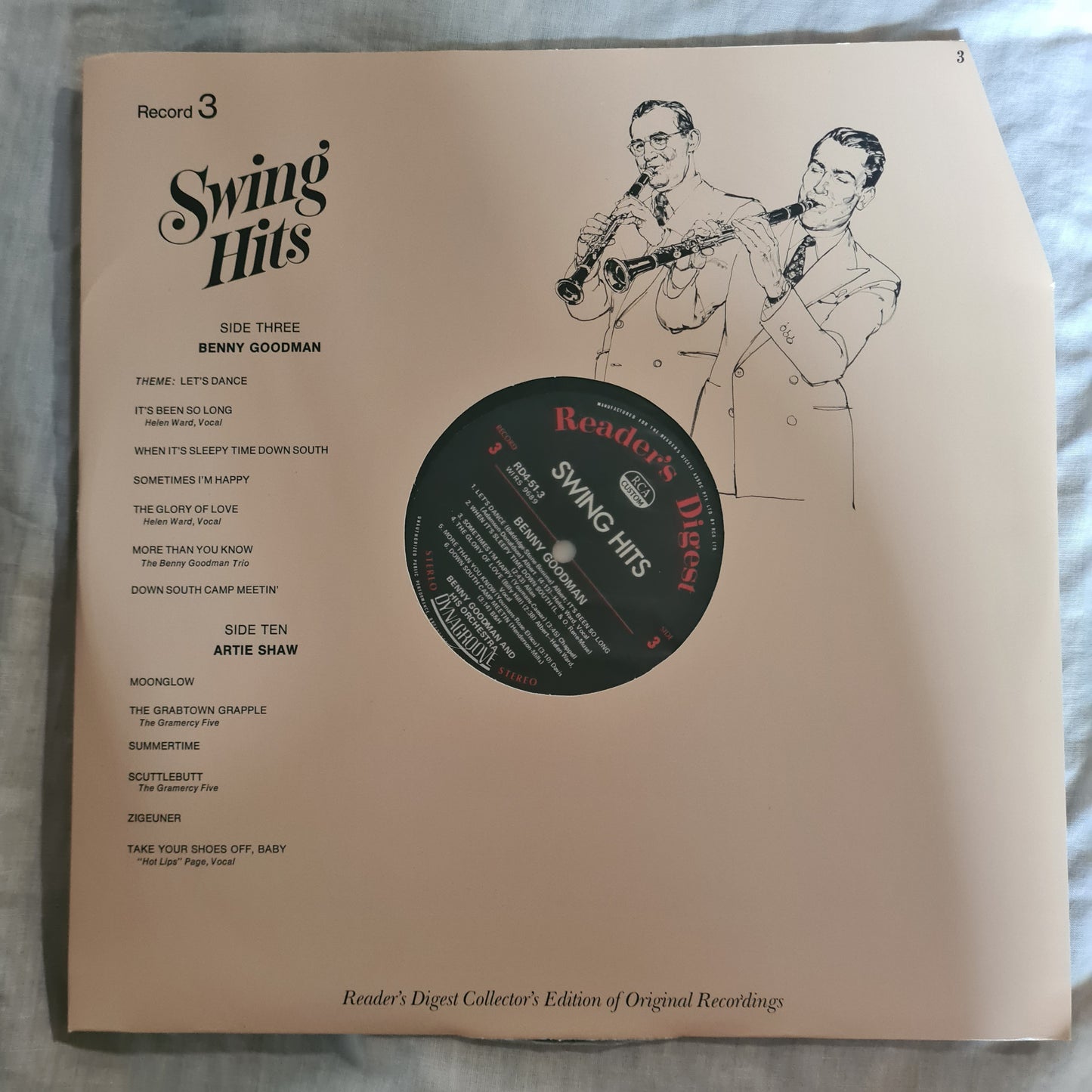 Various Artists: – Swing Hits (Tommy Dorsey, Benny Goodman, Glenn Miller, Artie Shaw) - 6 LP Vinyl Record BOX SET - Sound Hound Records