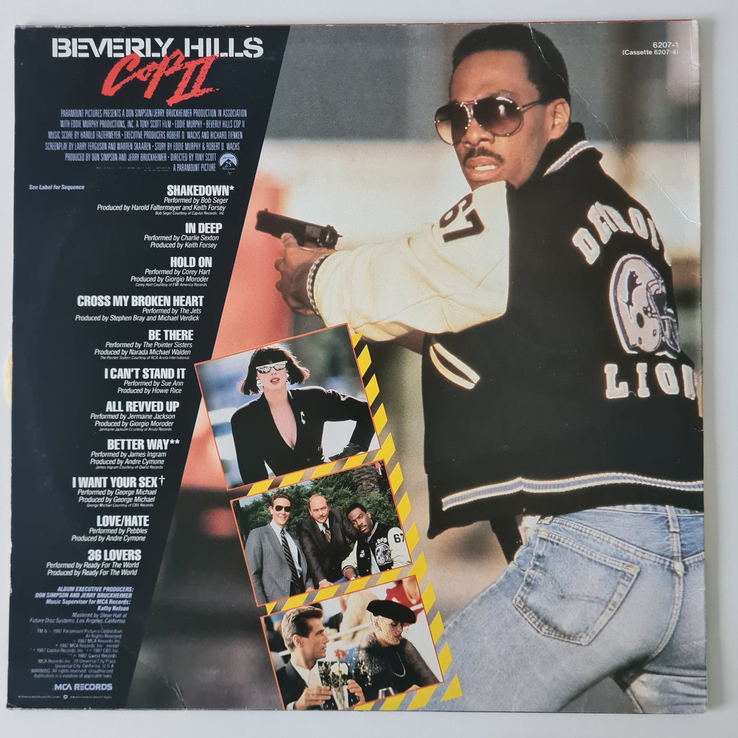 Various – Beverly Hills Cop II (The Motion Picture Soundtrack Album) - 1987 - Vinyl Record LP (near mint) - Sound Hound Records