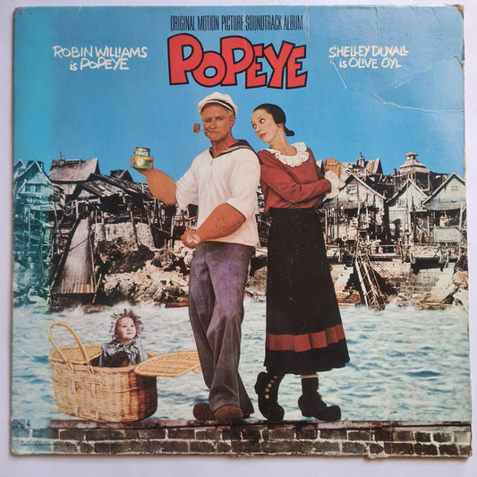 Various (Harry Nilsson) – Popeye - Original Motion Picture Soundtrack Album - 1980 Vinyl Record - Sound Hound Records