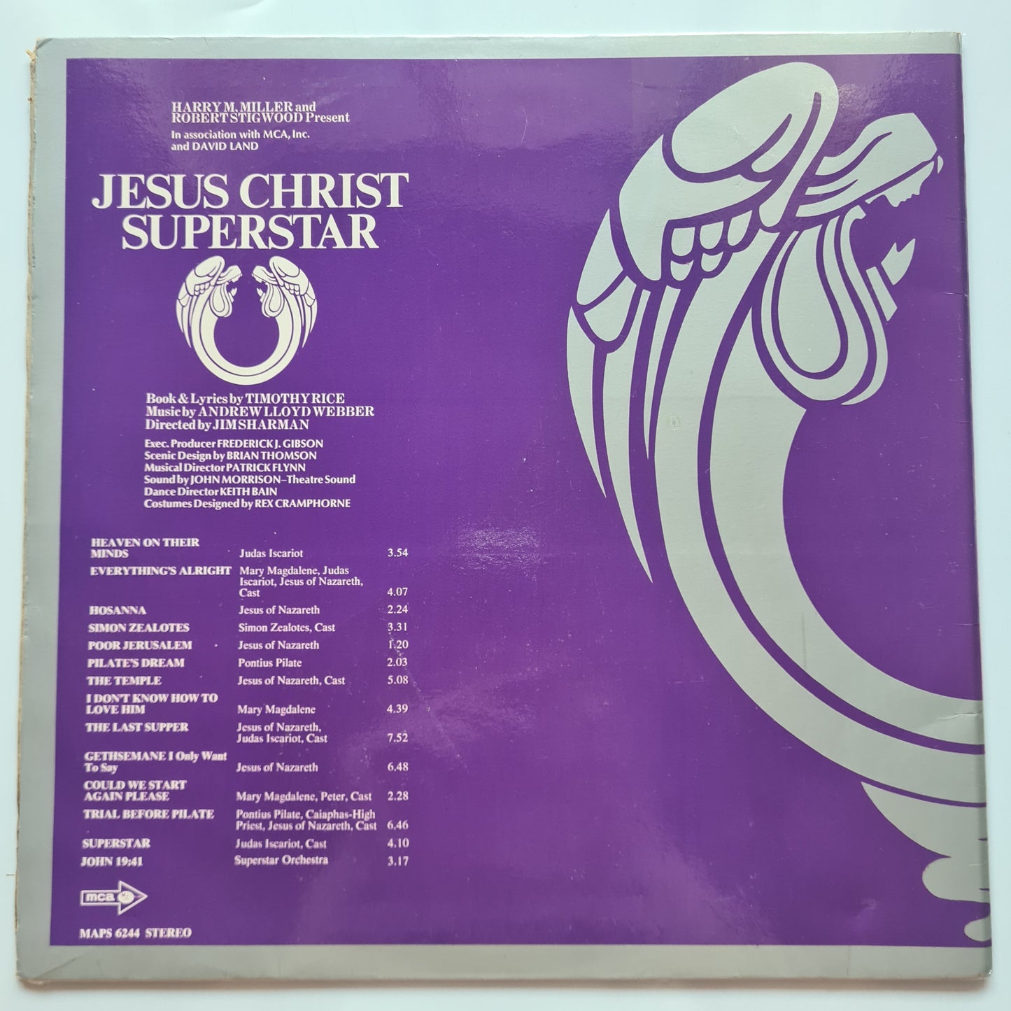 Various – Jesus Christ Superstar (Original Australian Cast Recording) - 1972 (1973 repress) - Vinyl Record LP - Sound Hound Records